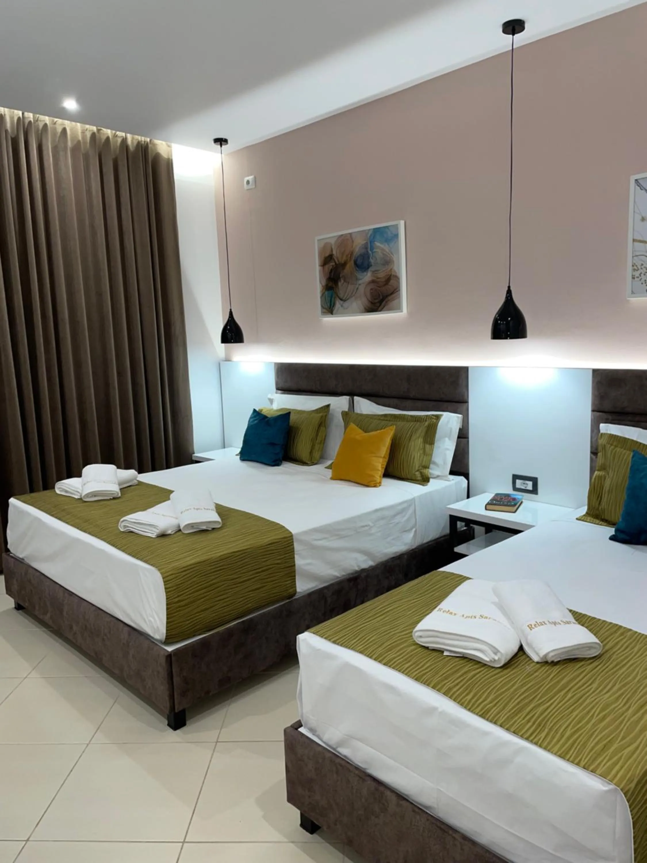 Bed in Relax Apts Saranda