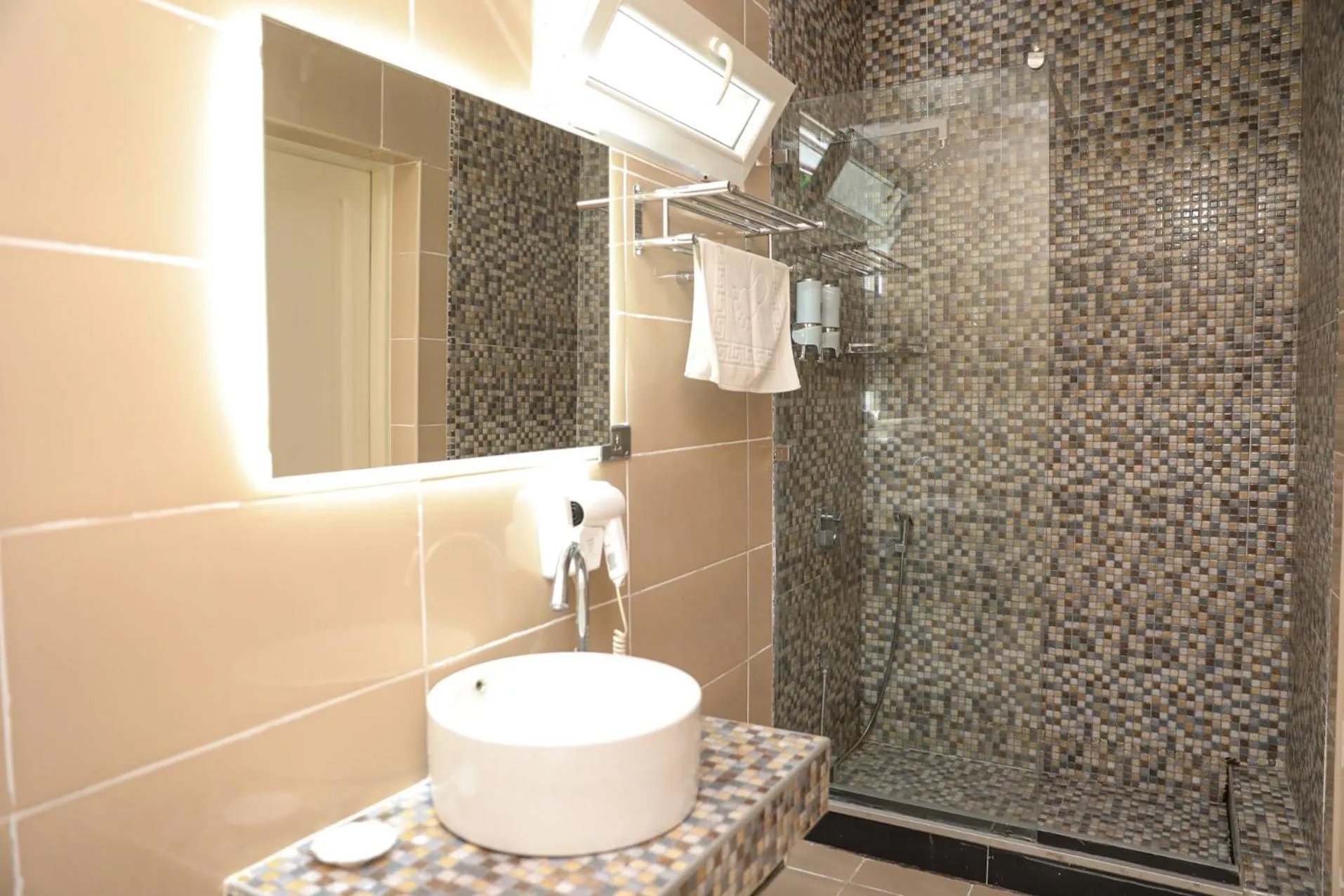 Bathroom in Hotel Martini Kvariati