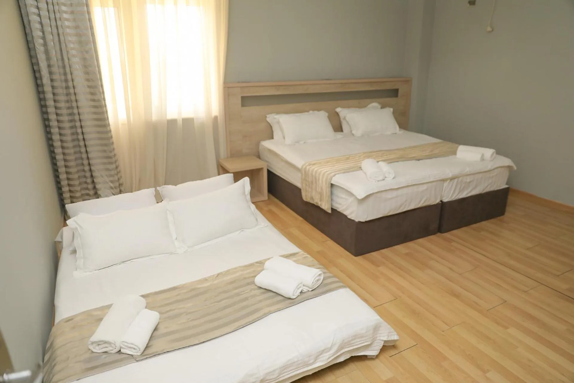 Bed in Hotel Martini Kvariati