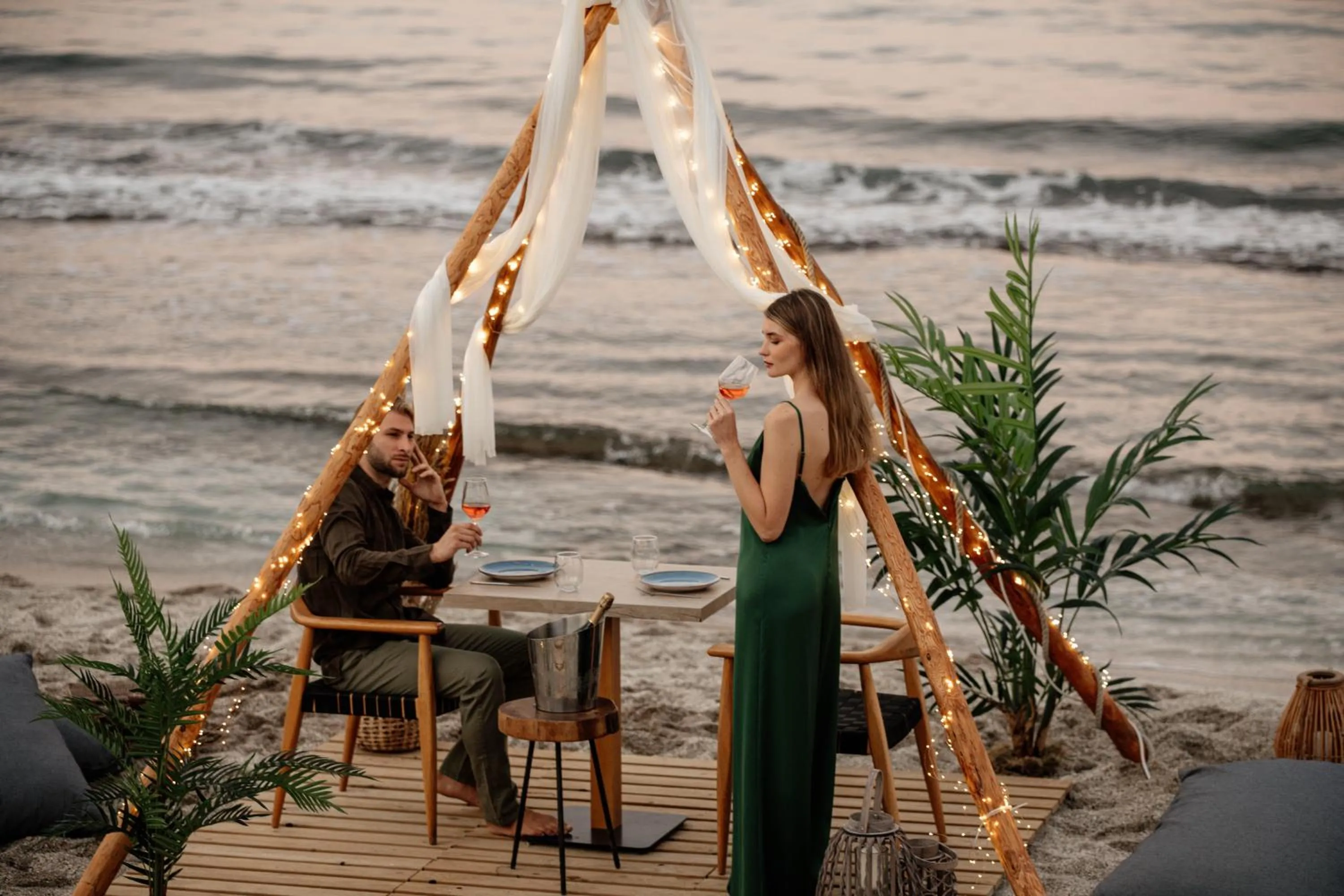 Dinner in Enorme Infinity Beach - Adults Only