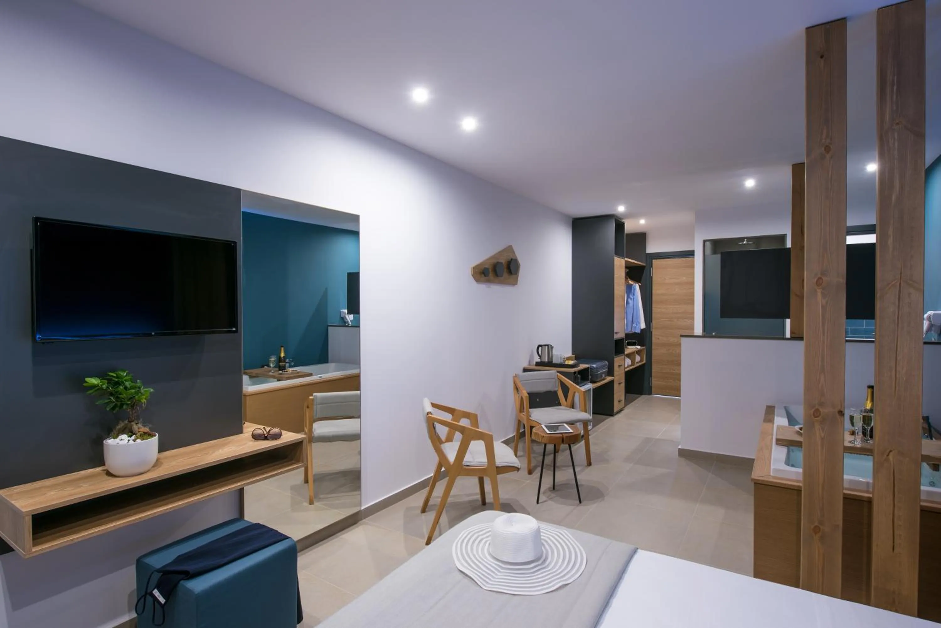 Living room in Enorme Infinity Beach - Adults Only