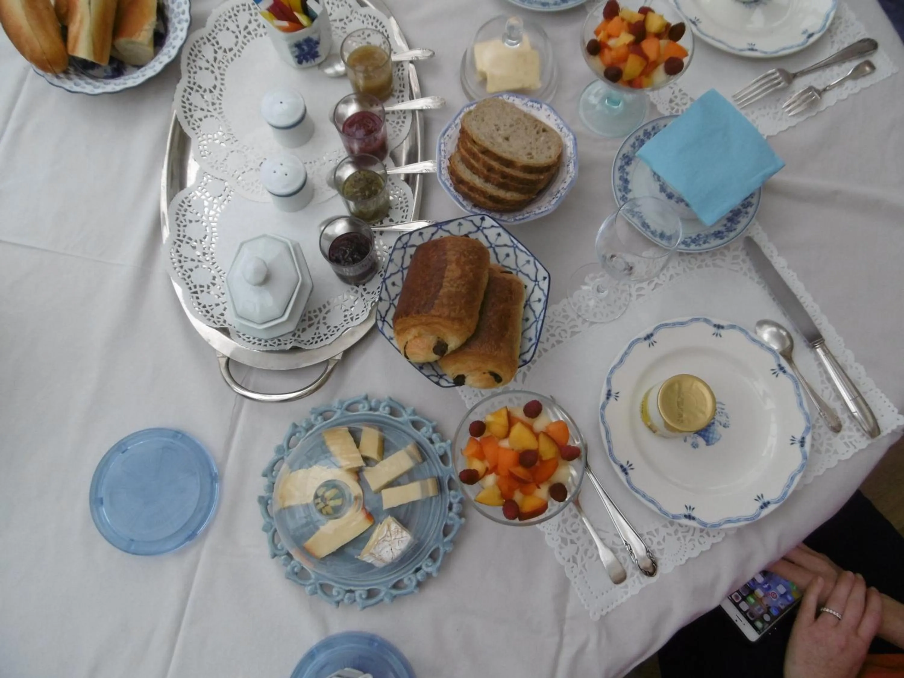 Breakfast in Les Lilas de Bellefontaine