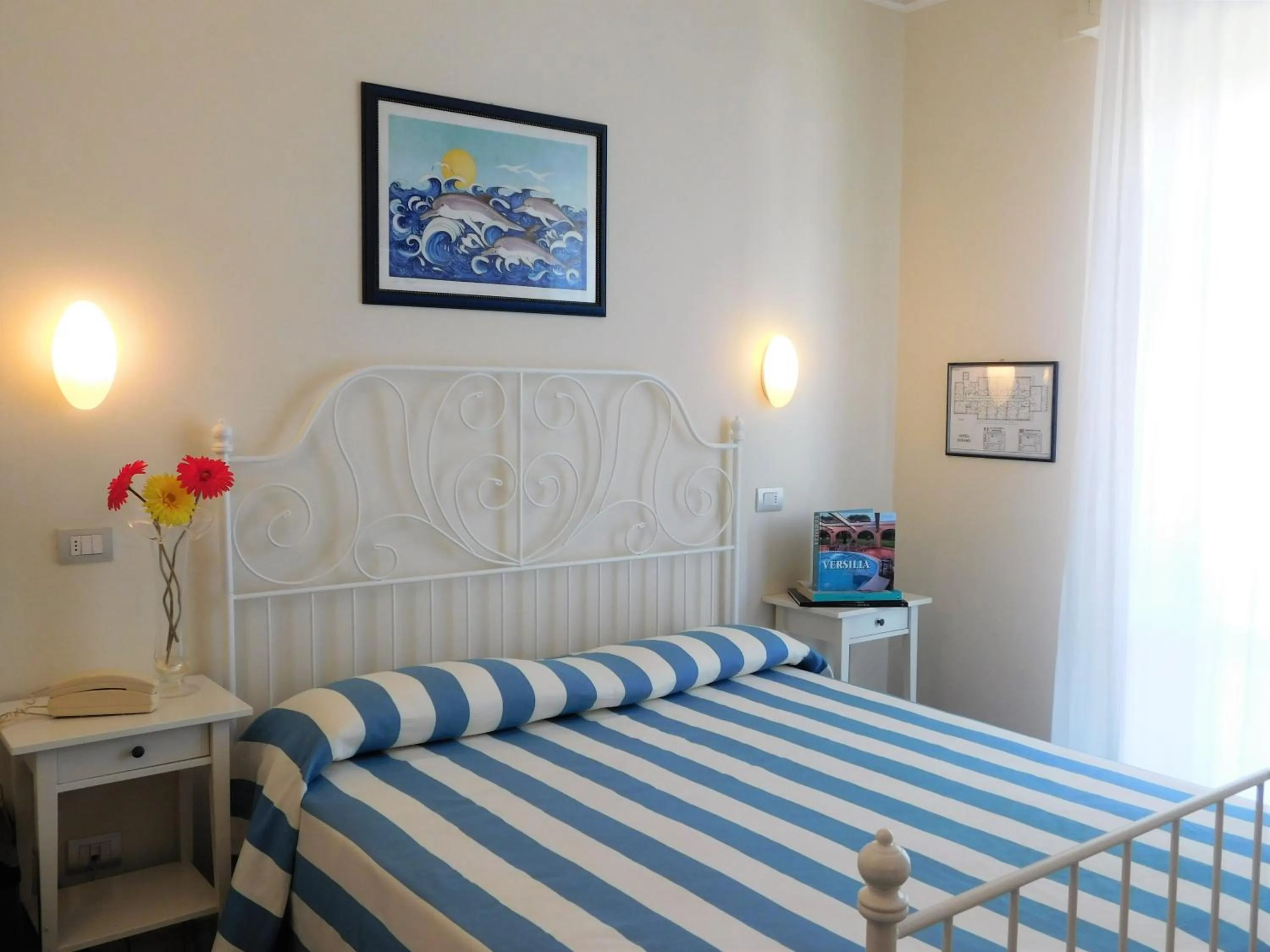 Bedroom, Bed in Hotel Oceano