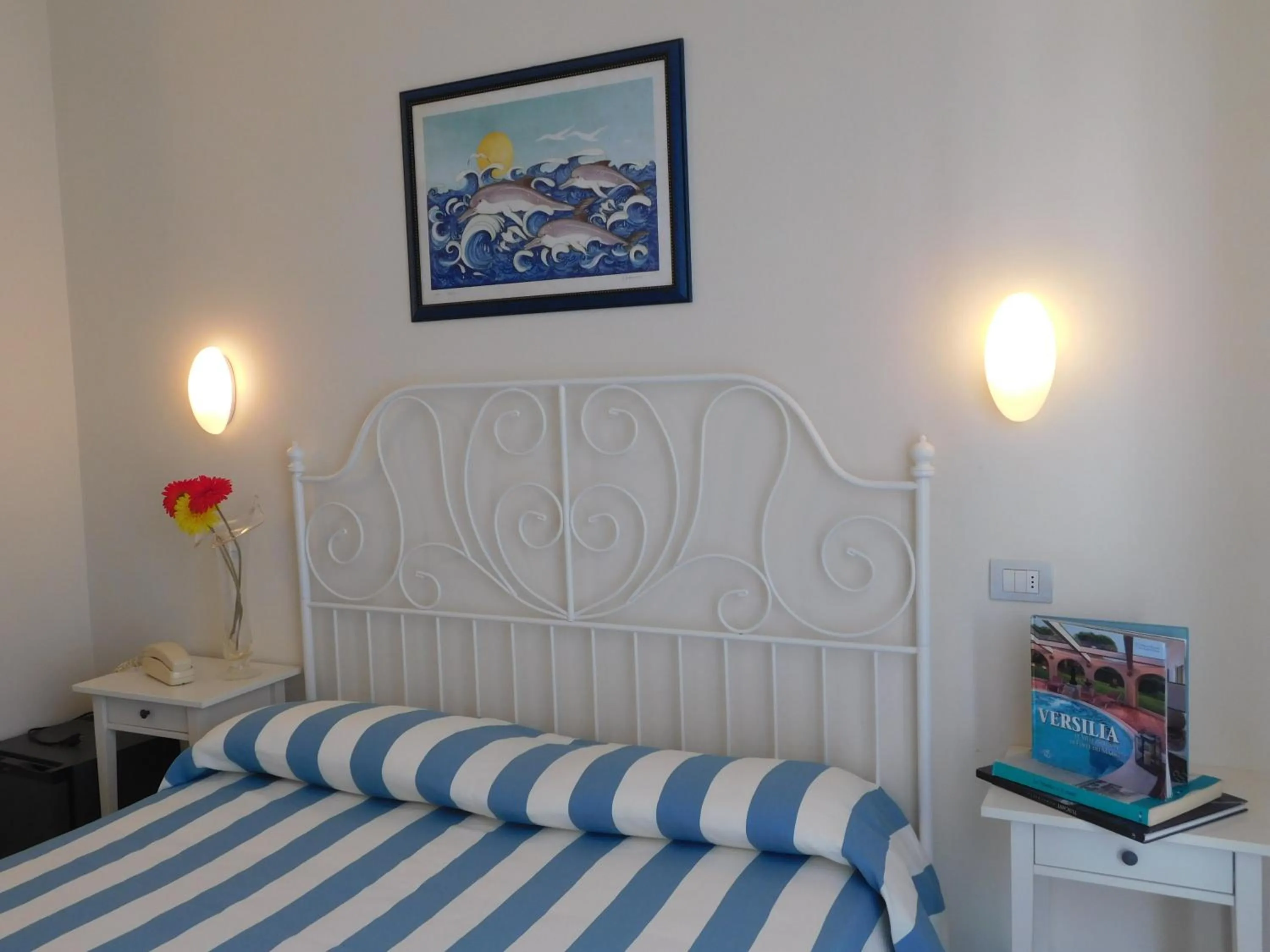 Bedroom, Bed in Hotel Oceano