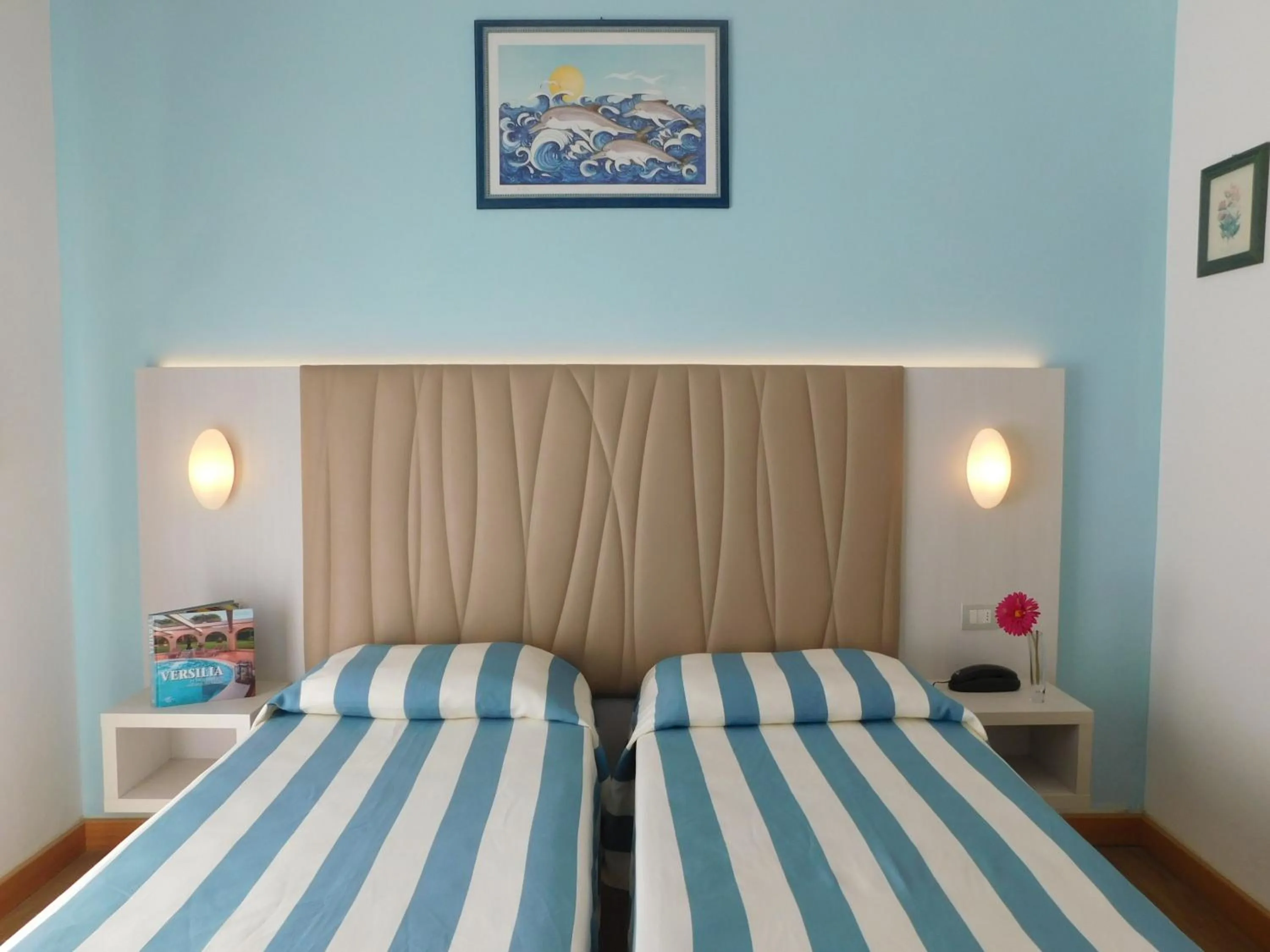 Bedroom, Bed in Hotel Oceano