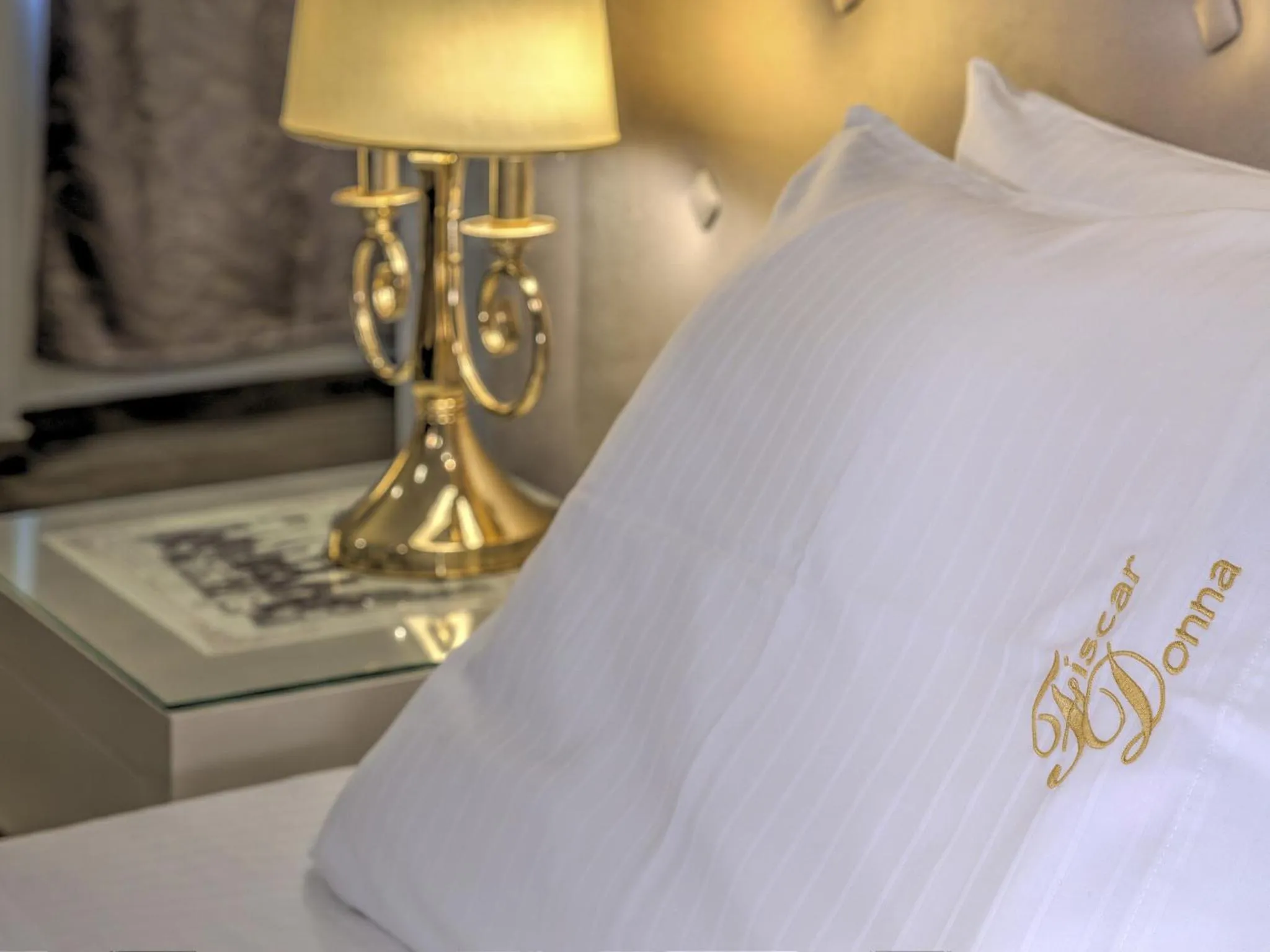 Decorative detail, Bed in Fiscardonna Luxury Suites