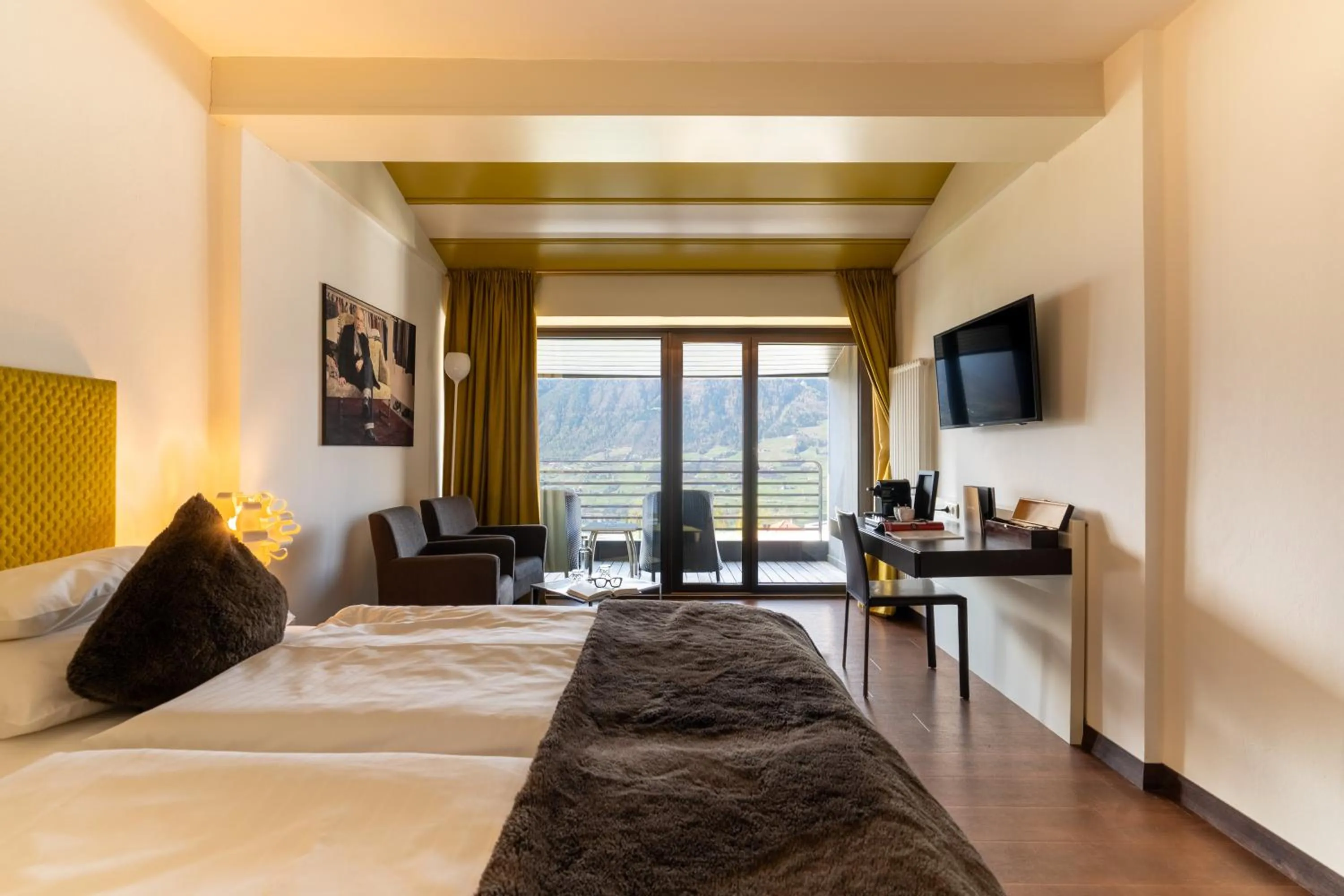 Bed in Hotel Gartner