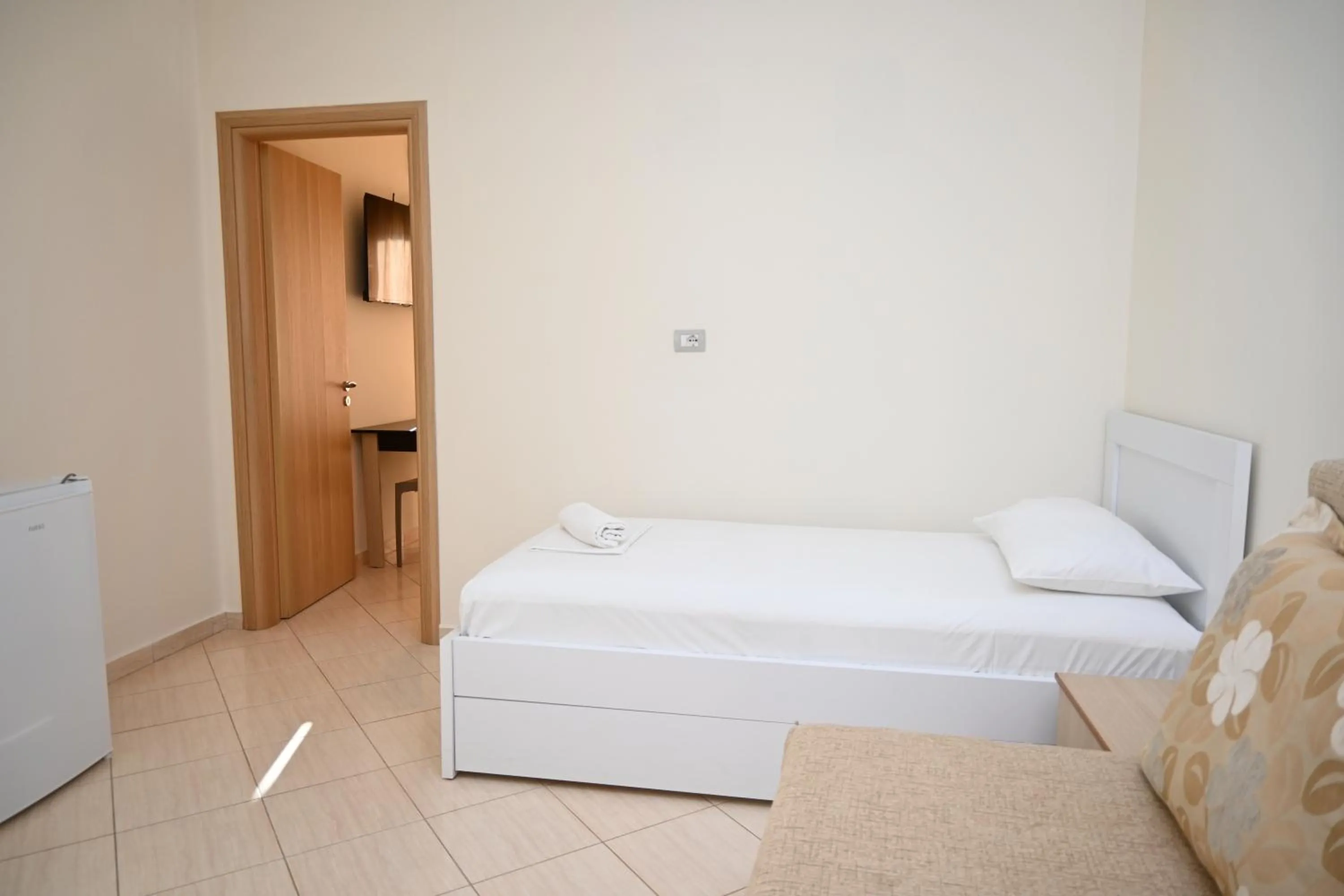 Bed in EROS HOTEL Ksamil