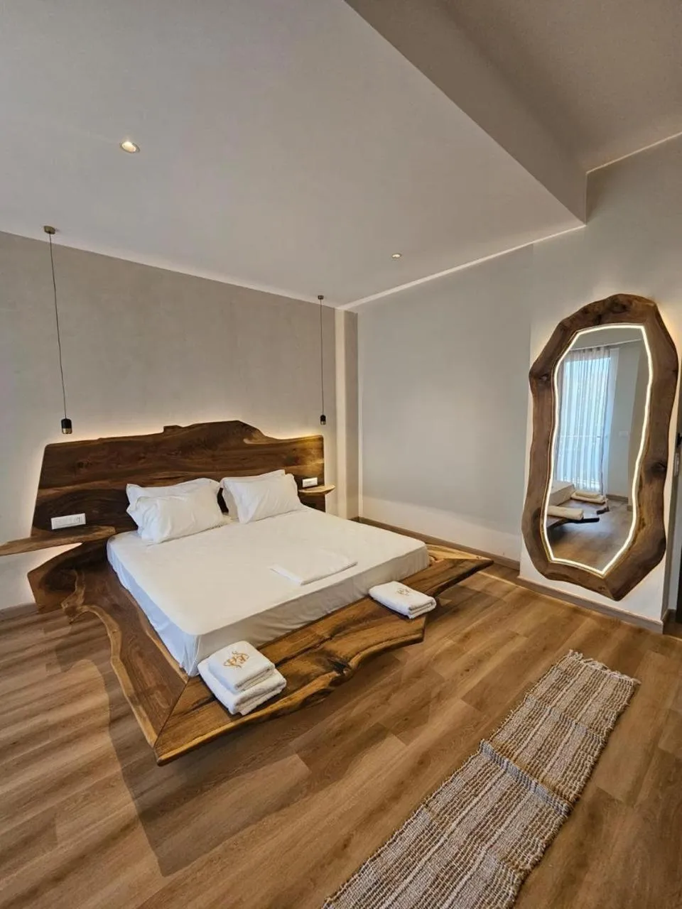 Bed in EROS HOTEL Ksamil
