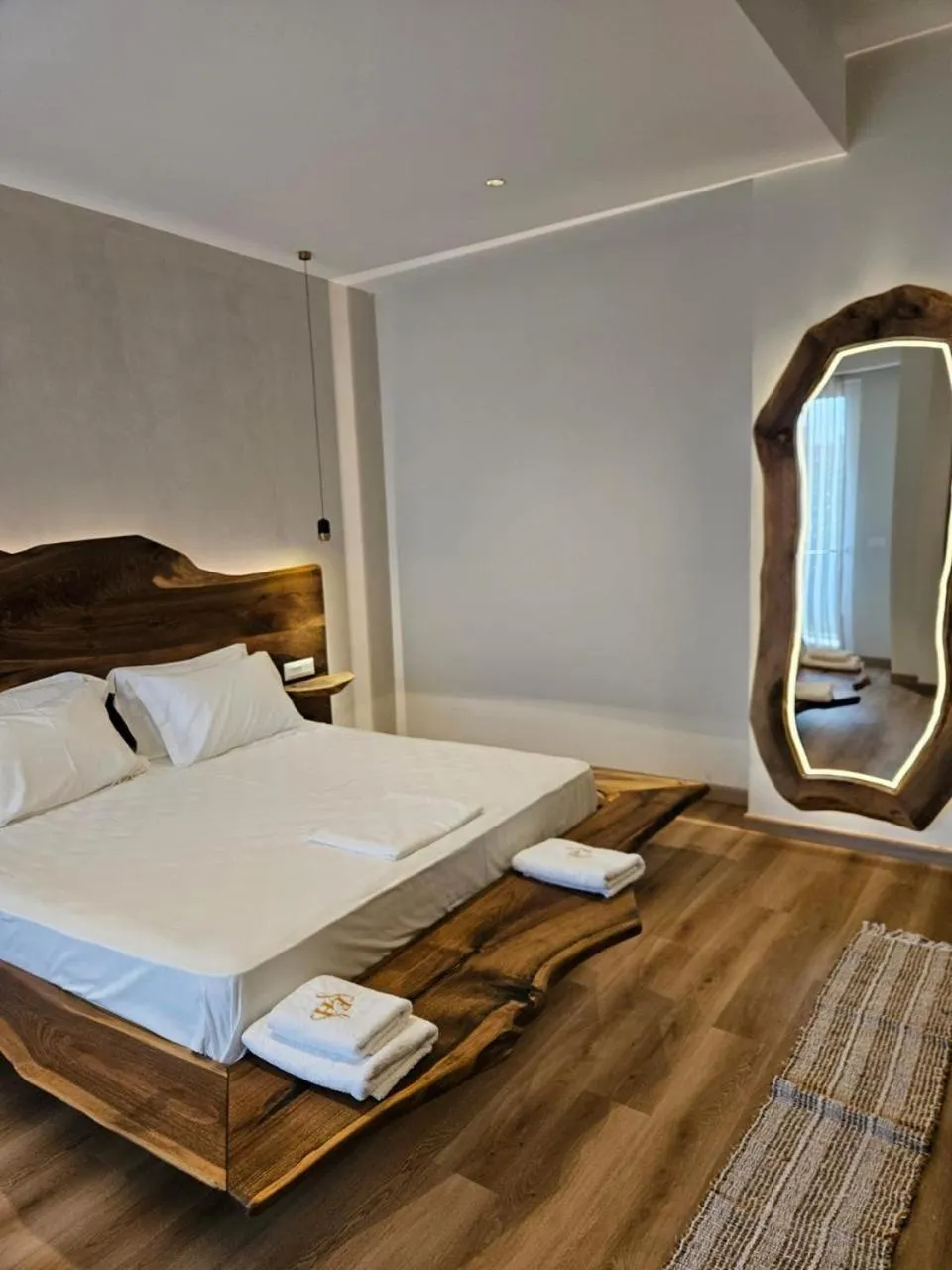 Bed in EROS HOTEL Ksamil