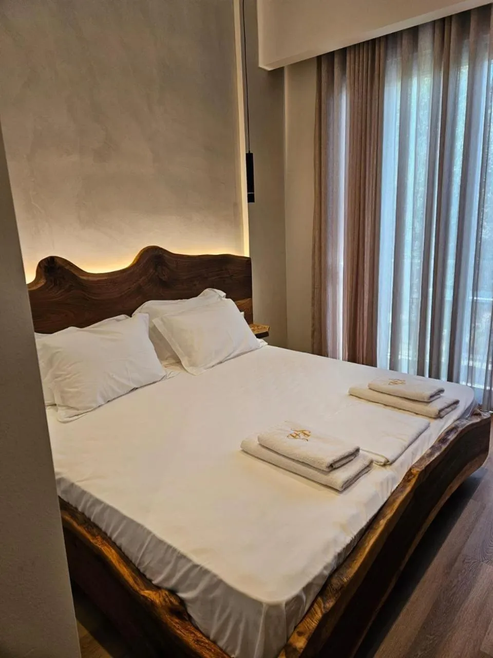 Bed in EROS HOTEL Ksamil