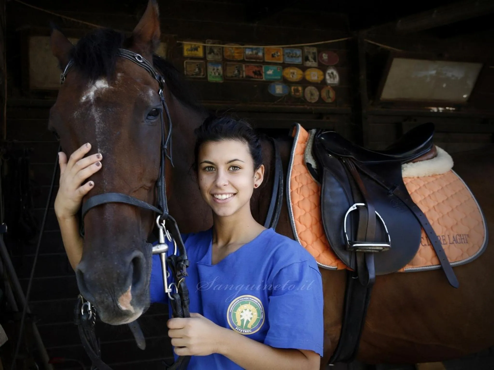 Horse-riding in Agriturismo Sanguineto