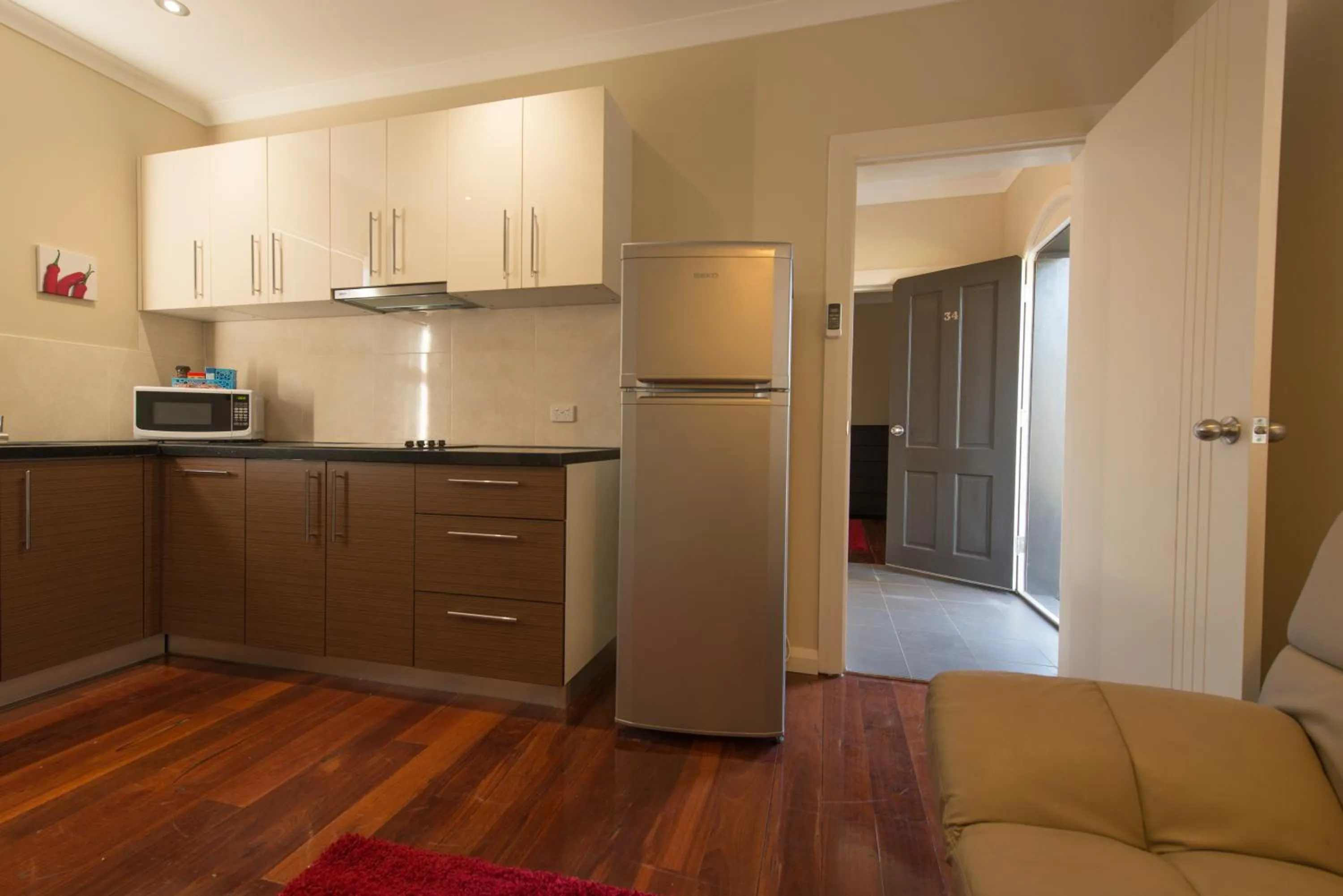 Kitchen or kitchenette in The Rec Hotel