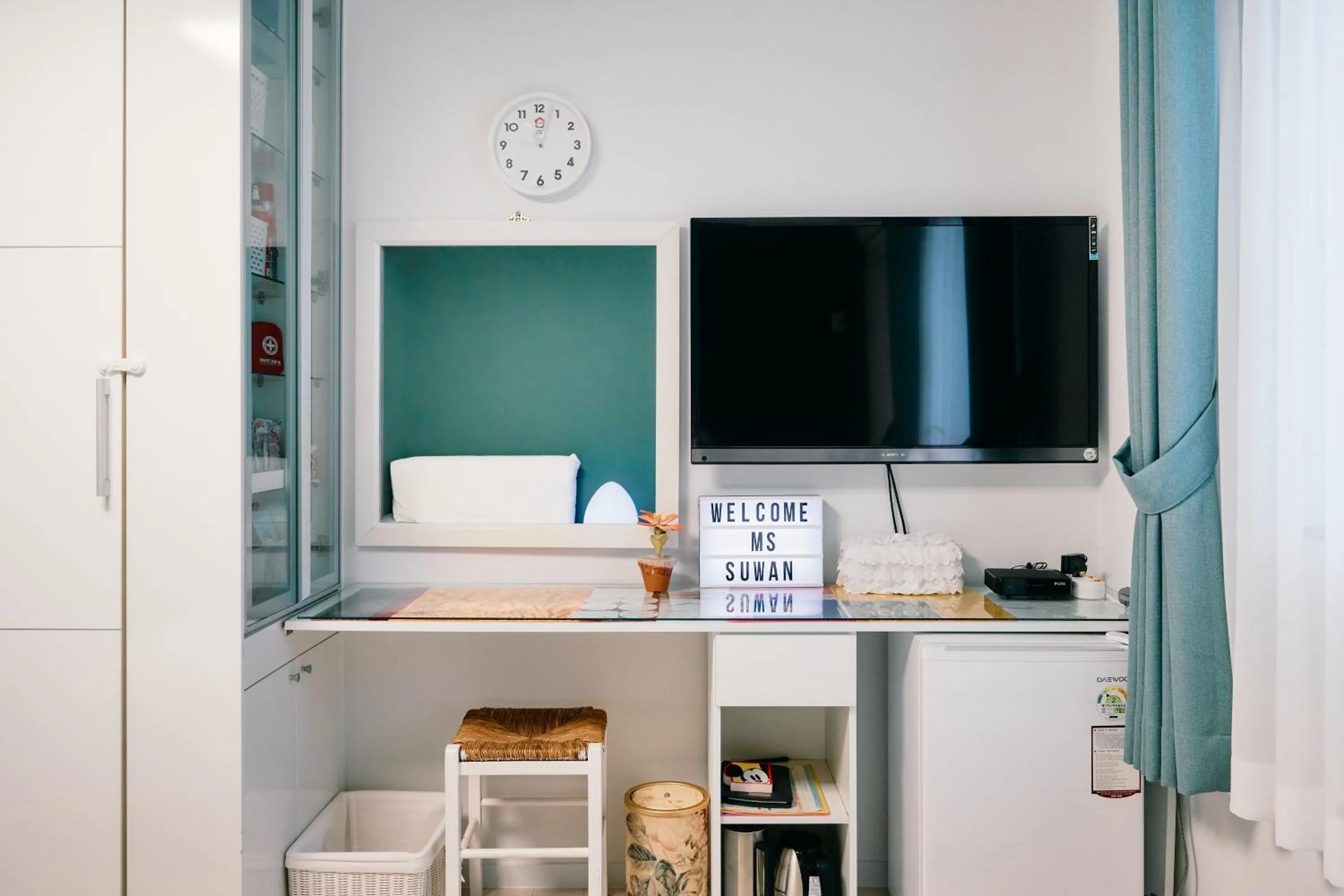 TV and multimedia, Bed in Garosugil Homestay - Female Only