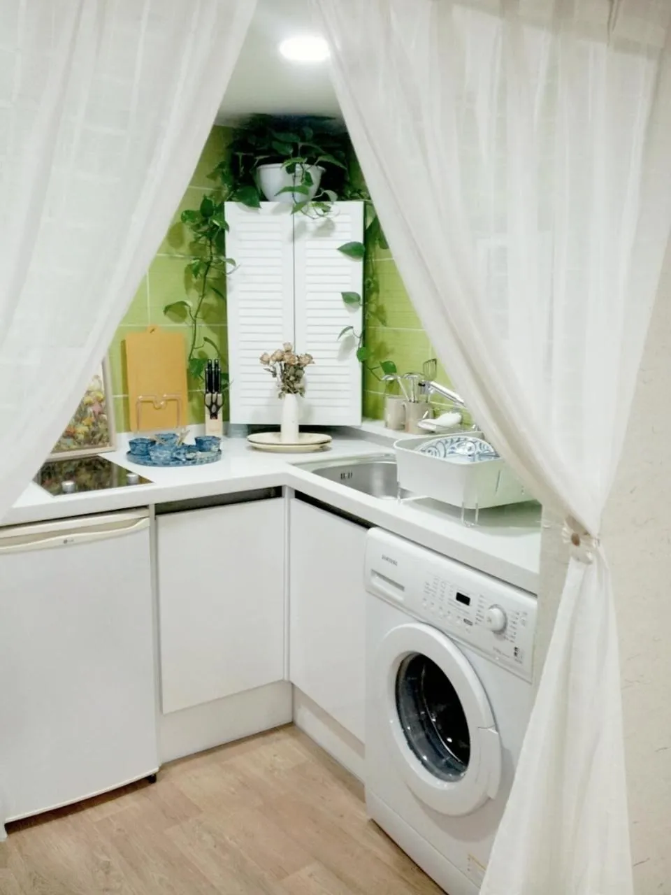 Kitchen or kitchenette in Lydia Craft Guesthouse