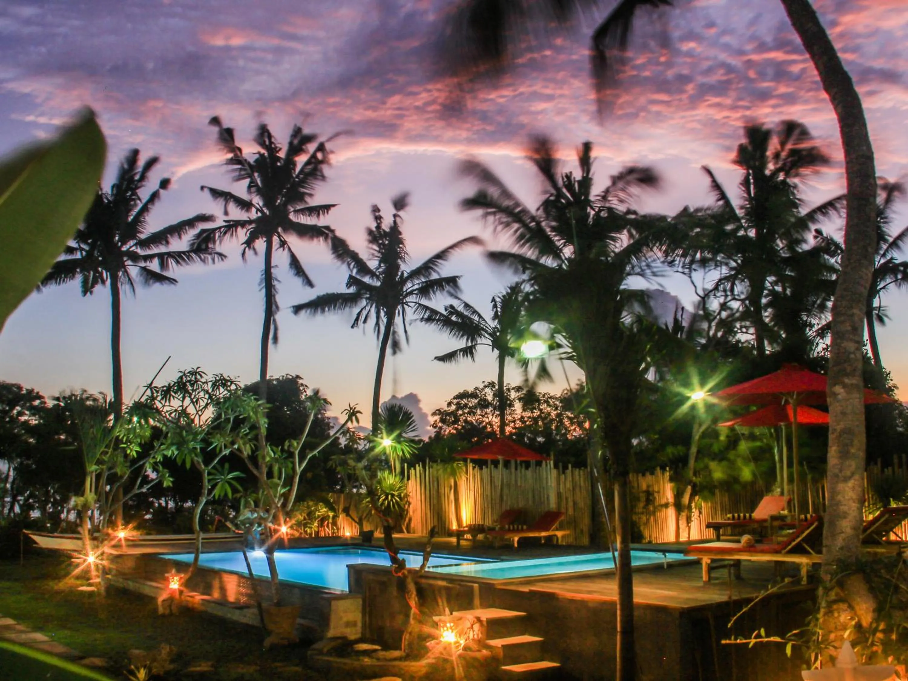 Swimming pool in The Jingga Villas