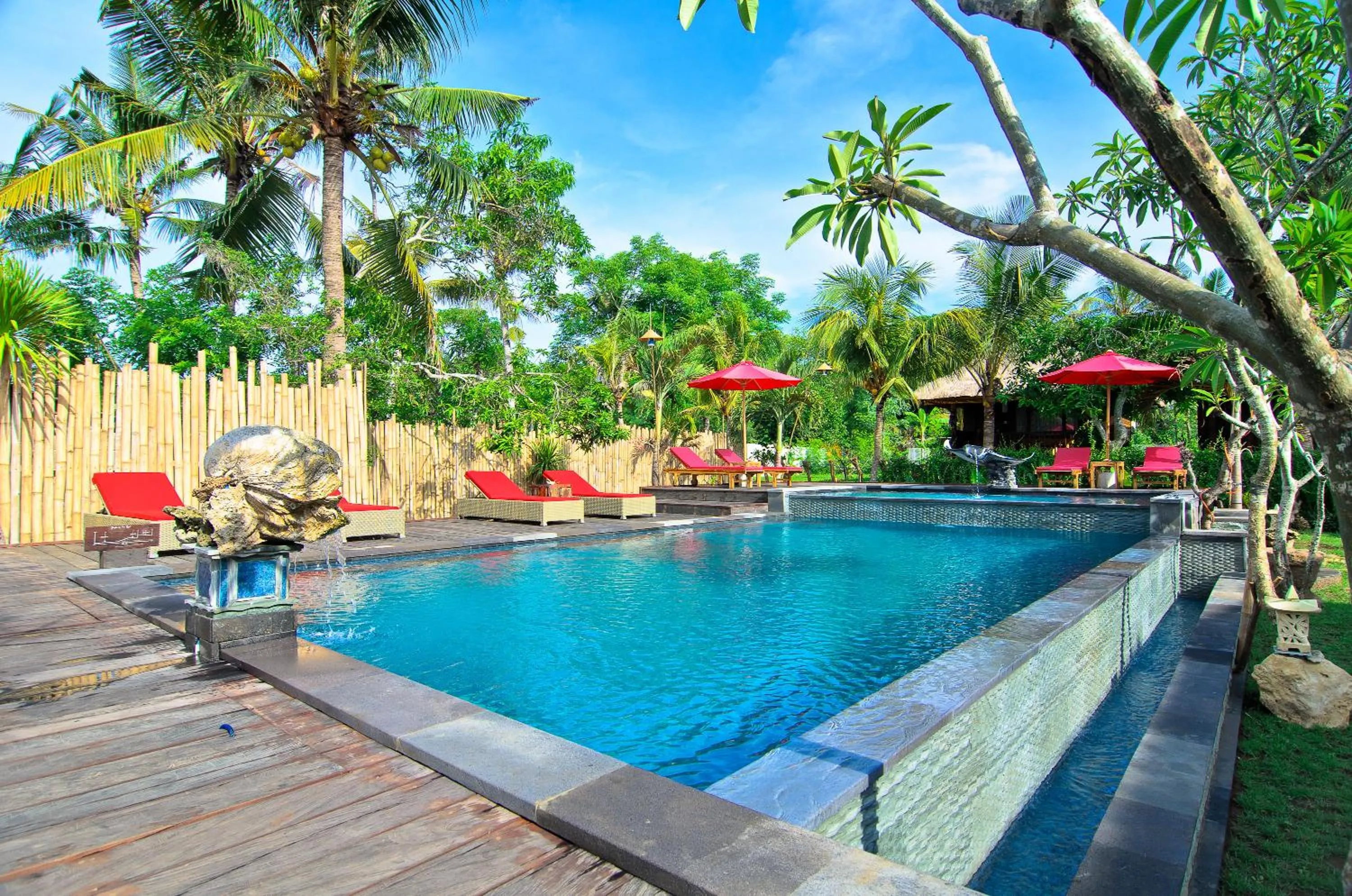 Swimming pool in The Jingga Villas