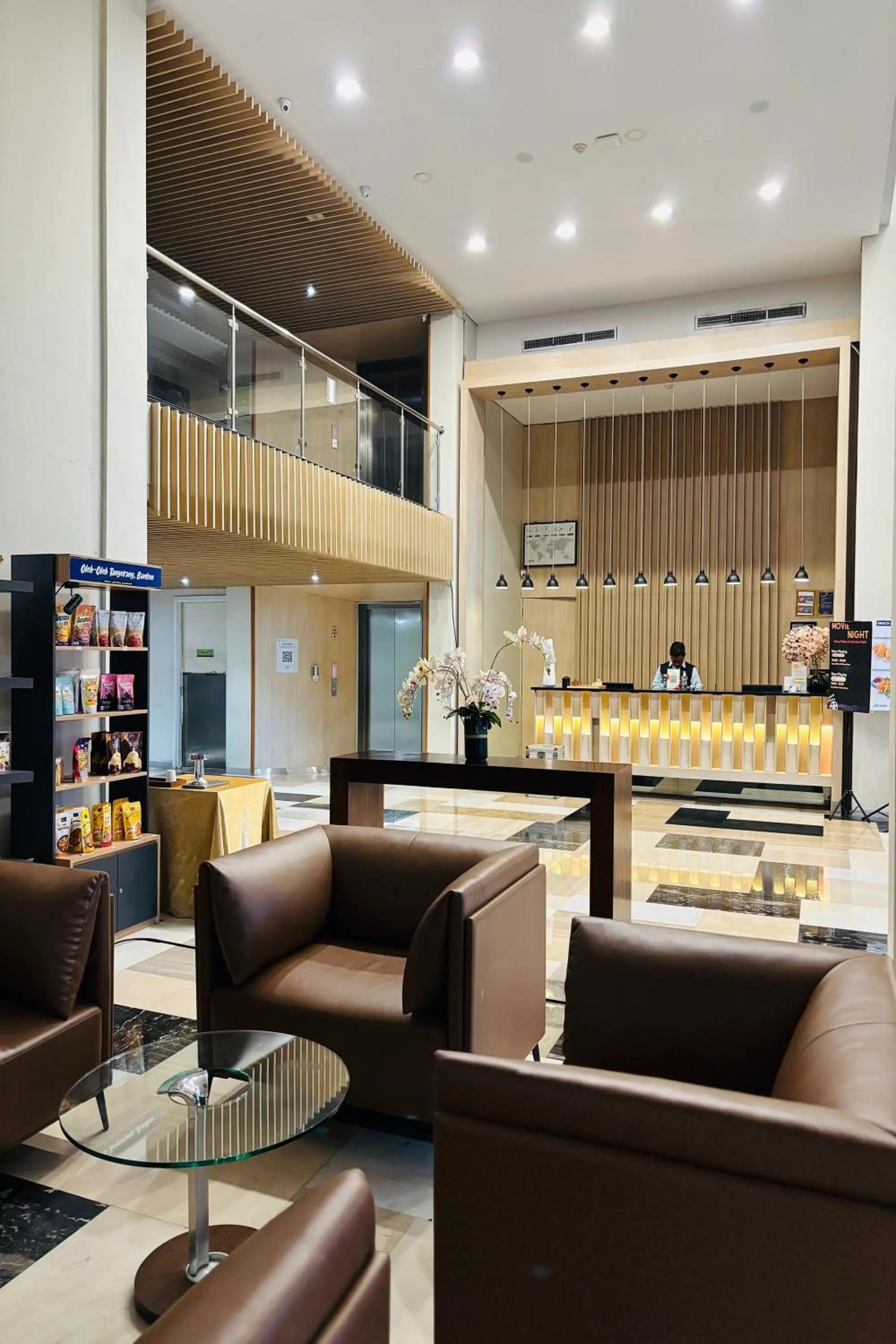 Lobby or reception in Lemo Hotel Serpong