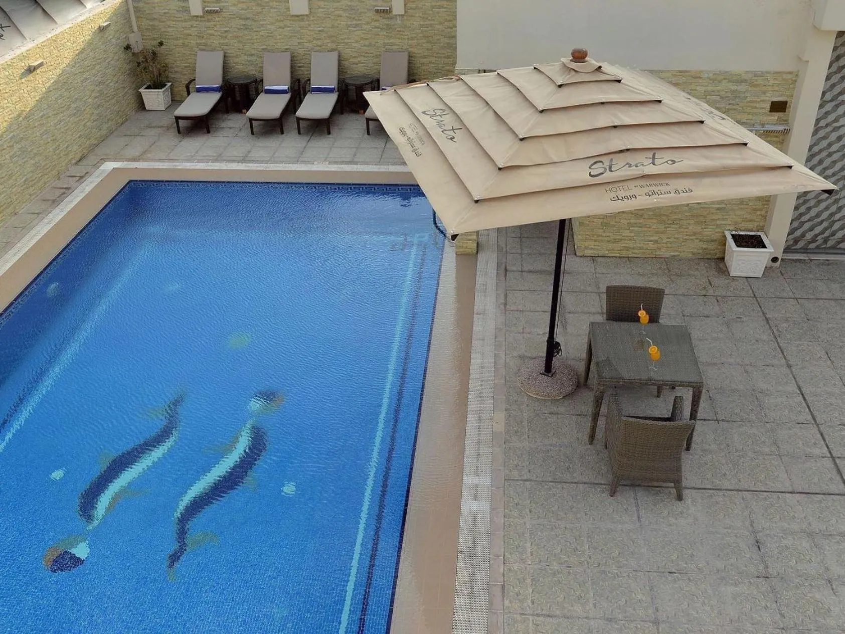 Pool view in Premium Strato Hotel