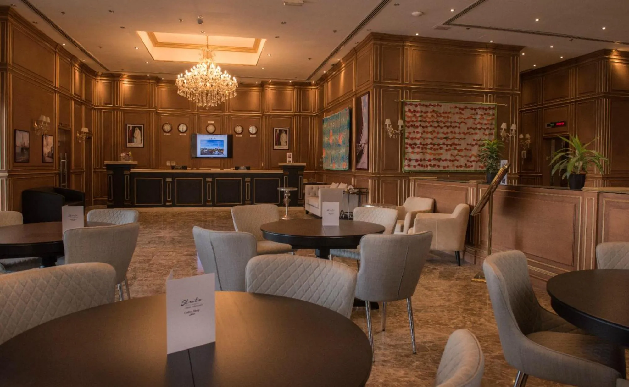 Communal lounge/ TV room in Premium Strato Hotel