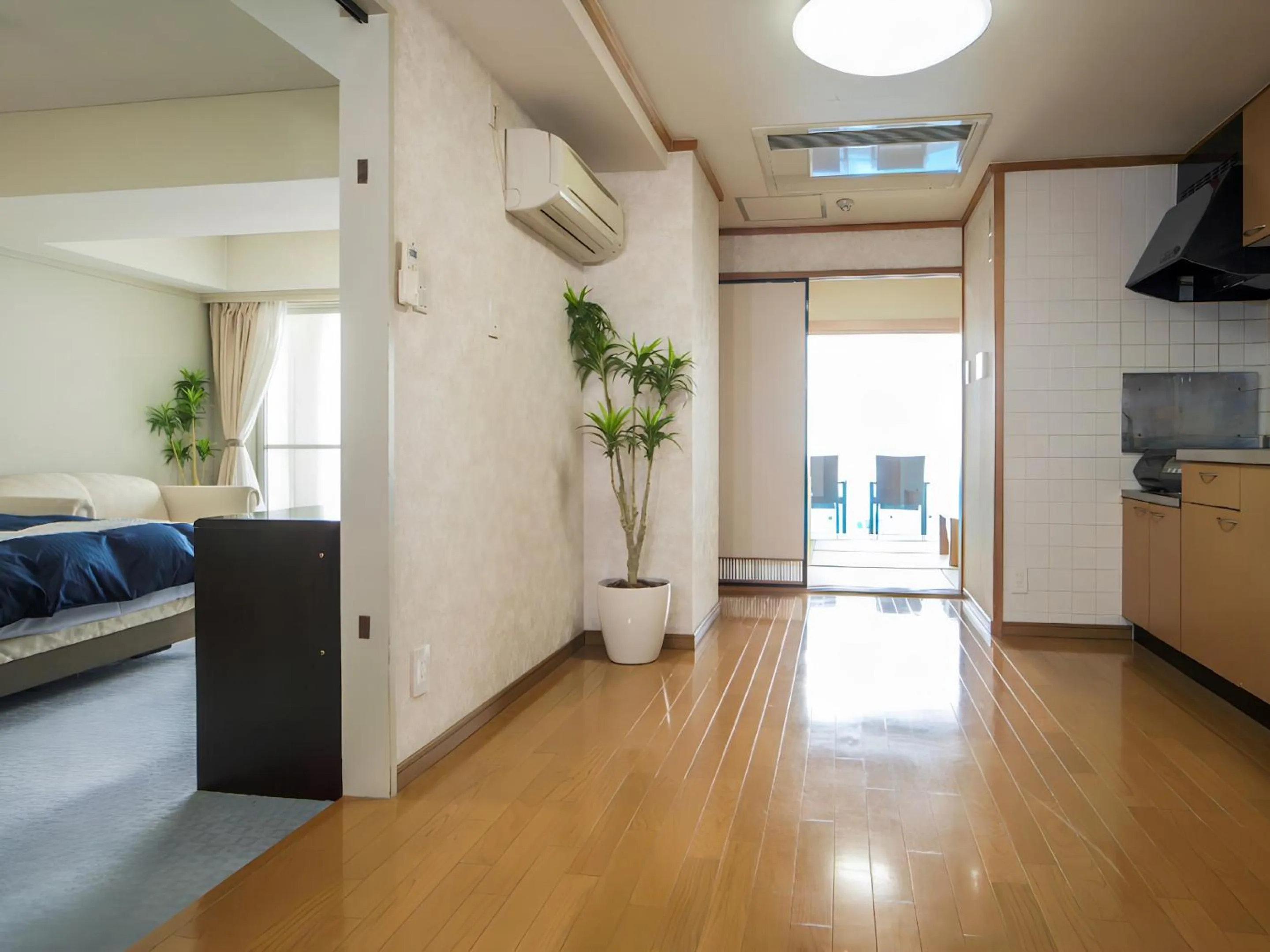 Bed in LiVEMAX RESORT Setouchi Sea Front