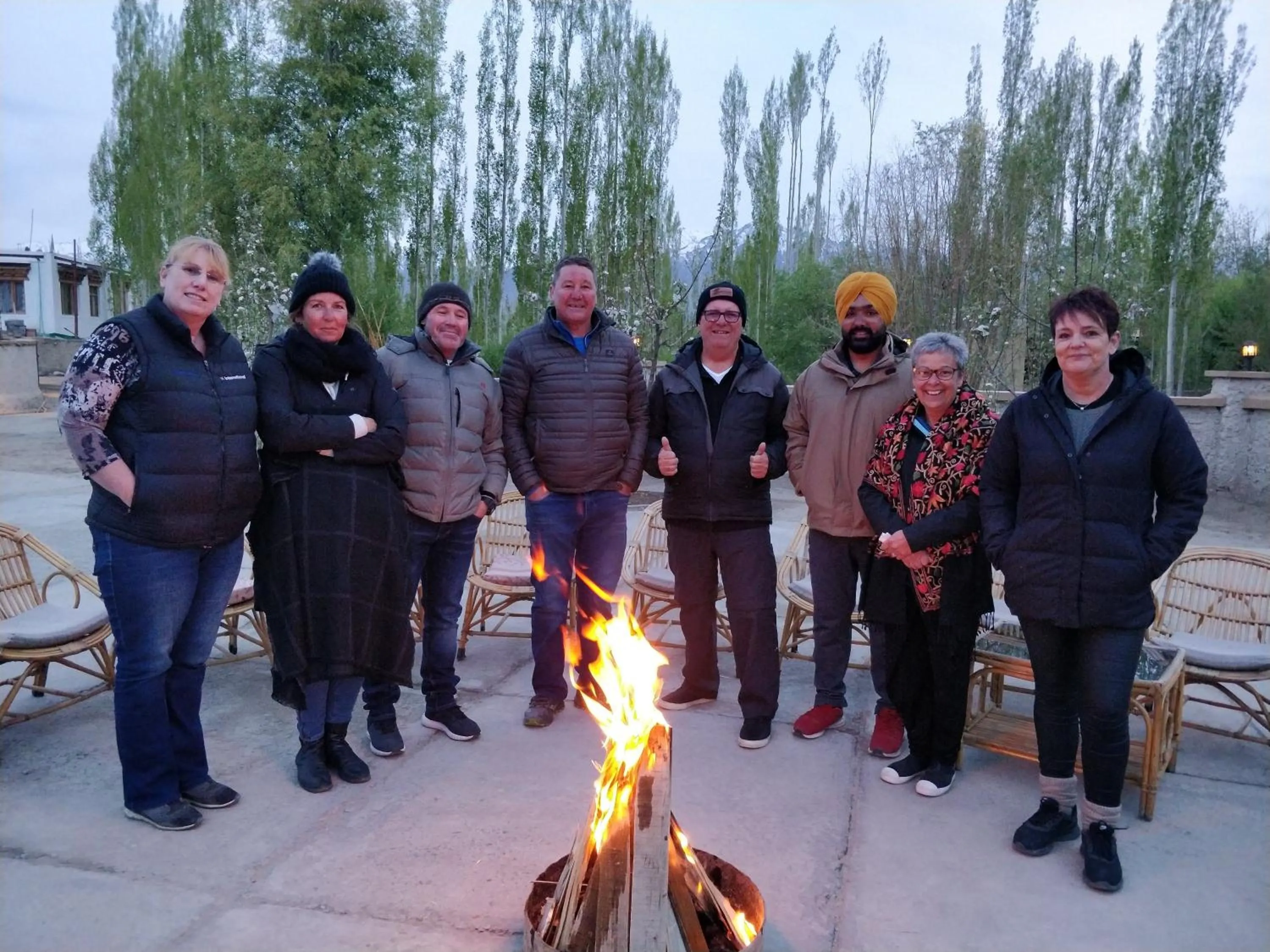 fireplace in The Saraha