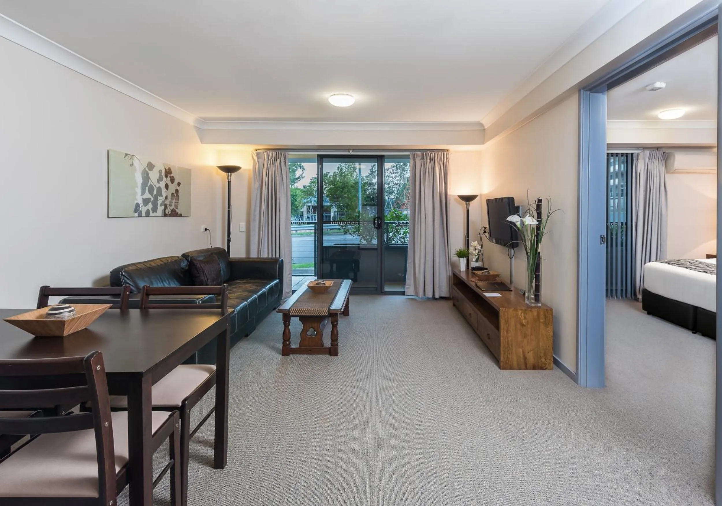 Living room in The Brighton Apartments