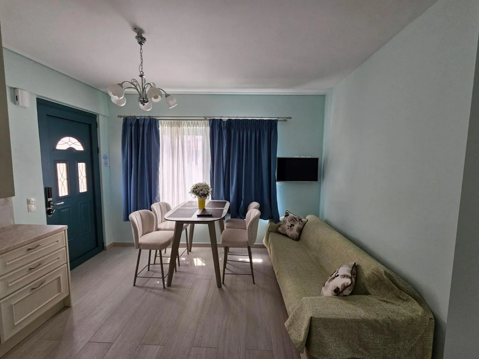 Living room in Anemos Villas