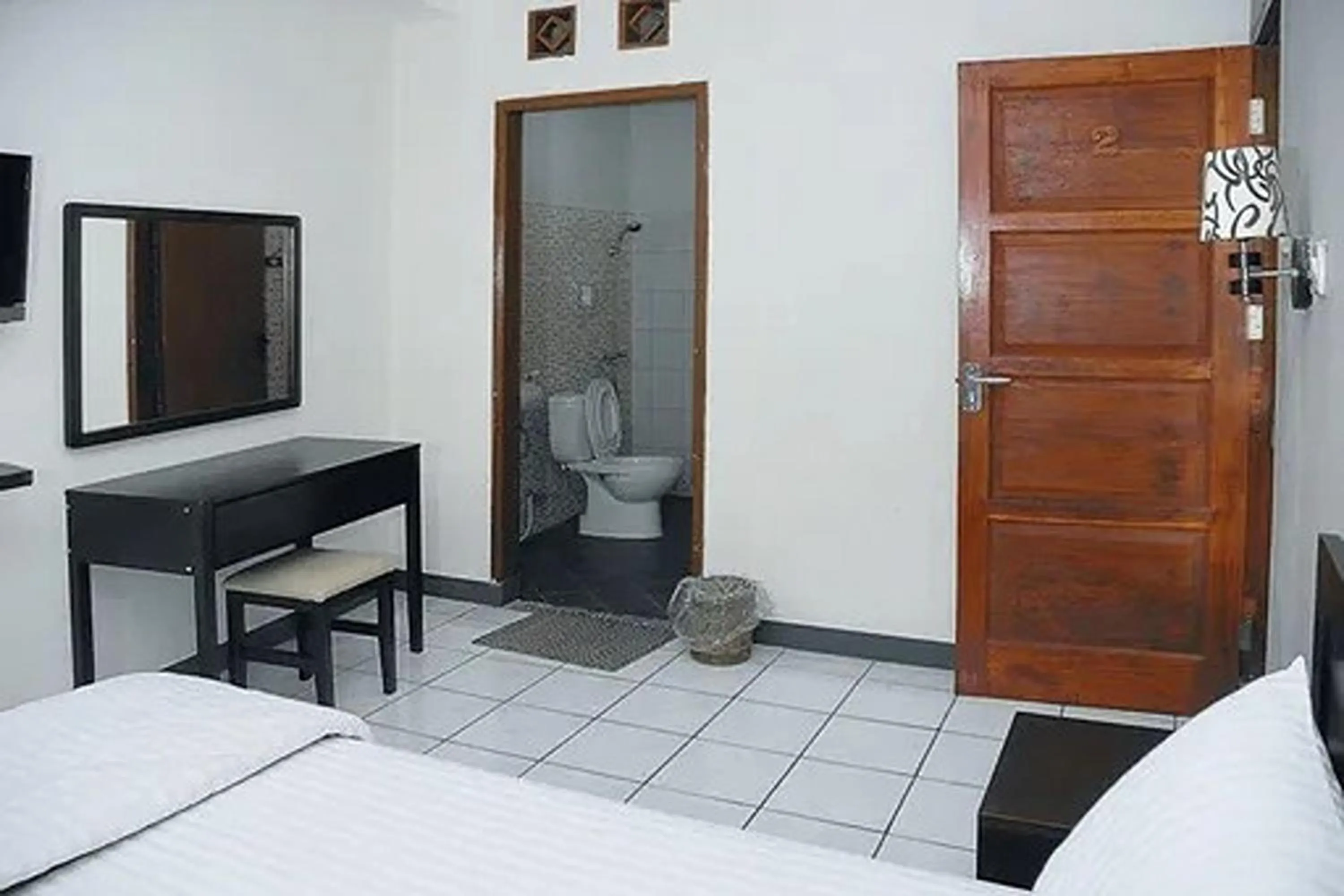 Bathroom, Bed in Hazel House Bandung