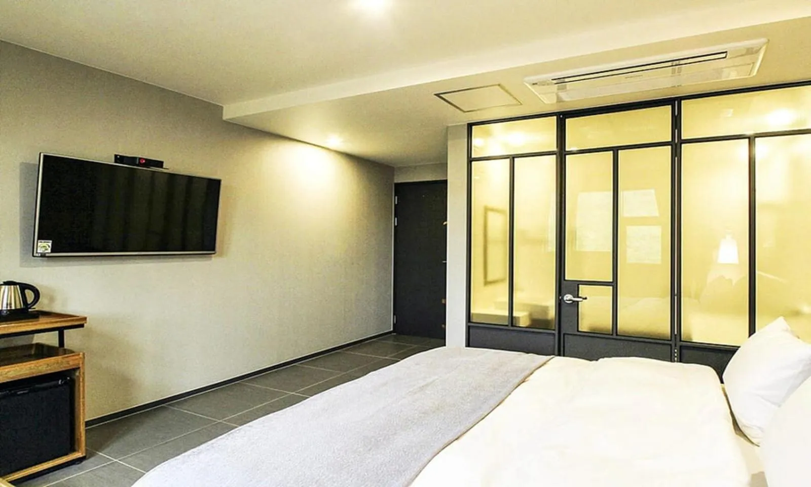 Bed in Gimhae Browndot Hotel Waterpark