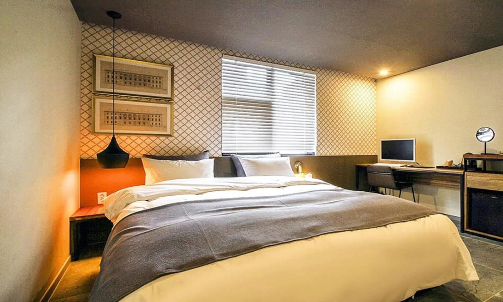 Bed in Gimhae Browndot Hotel Waterpark