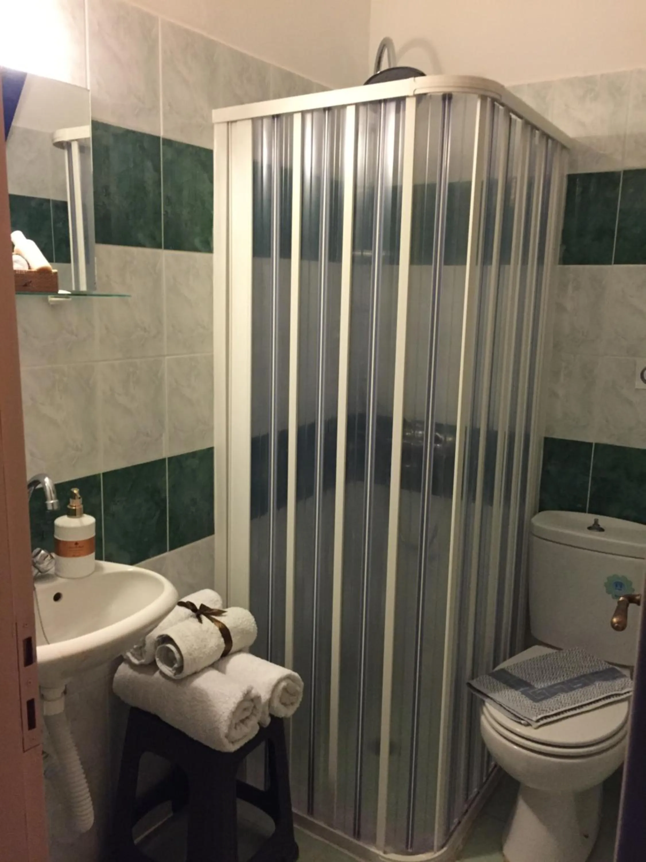 Shower in Anastasia Studios, Apartments & Suites