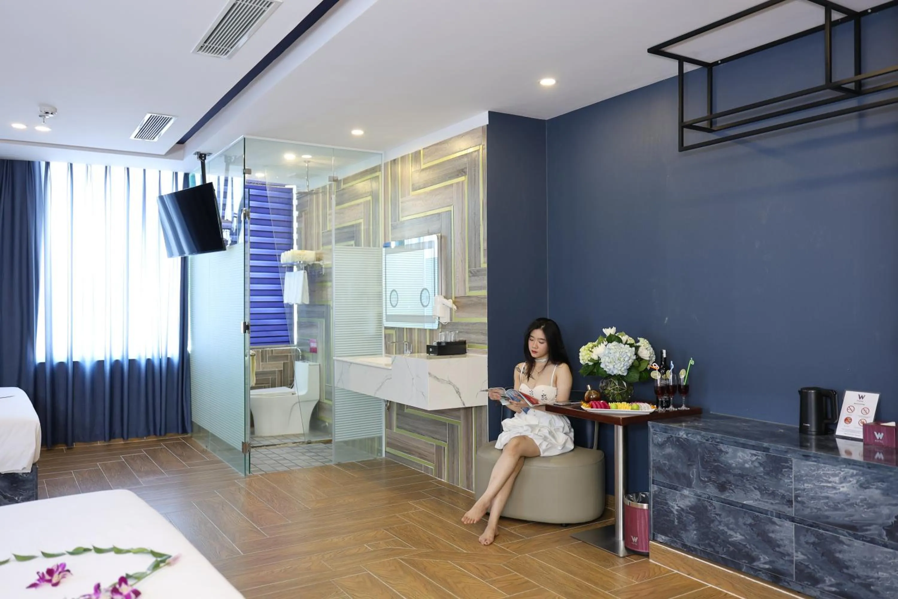 Living room in W Premium Nha Trang