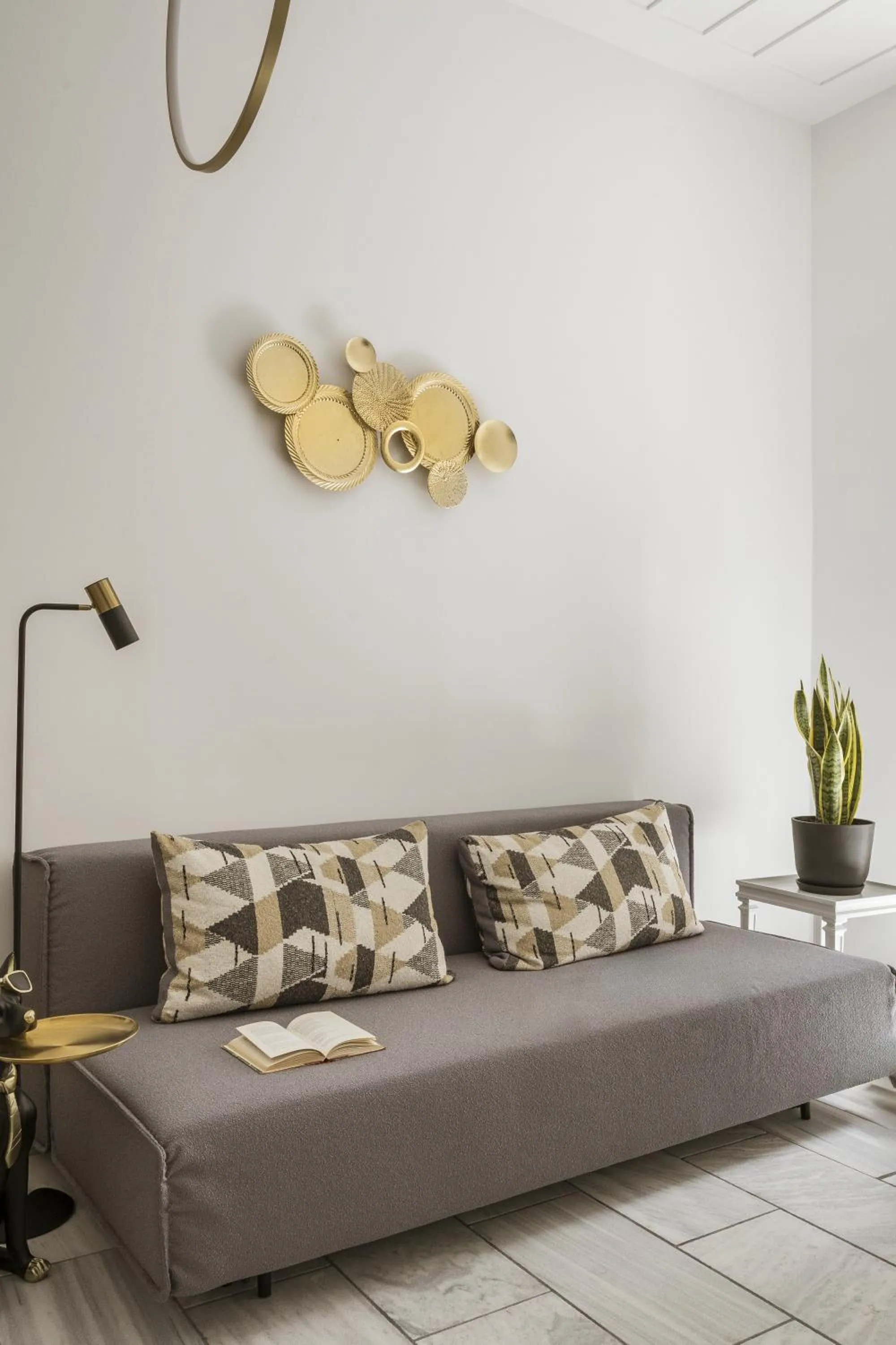 Seating area in Alma Syros