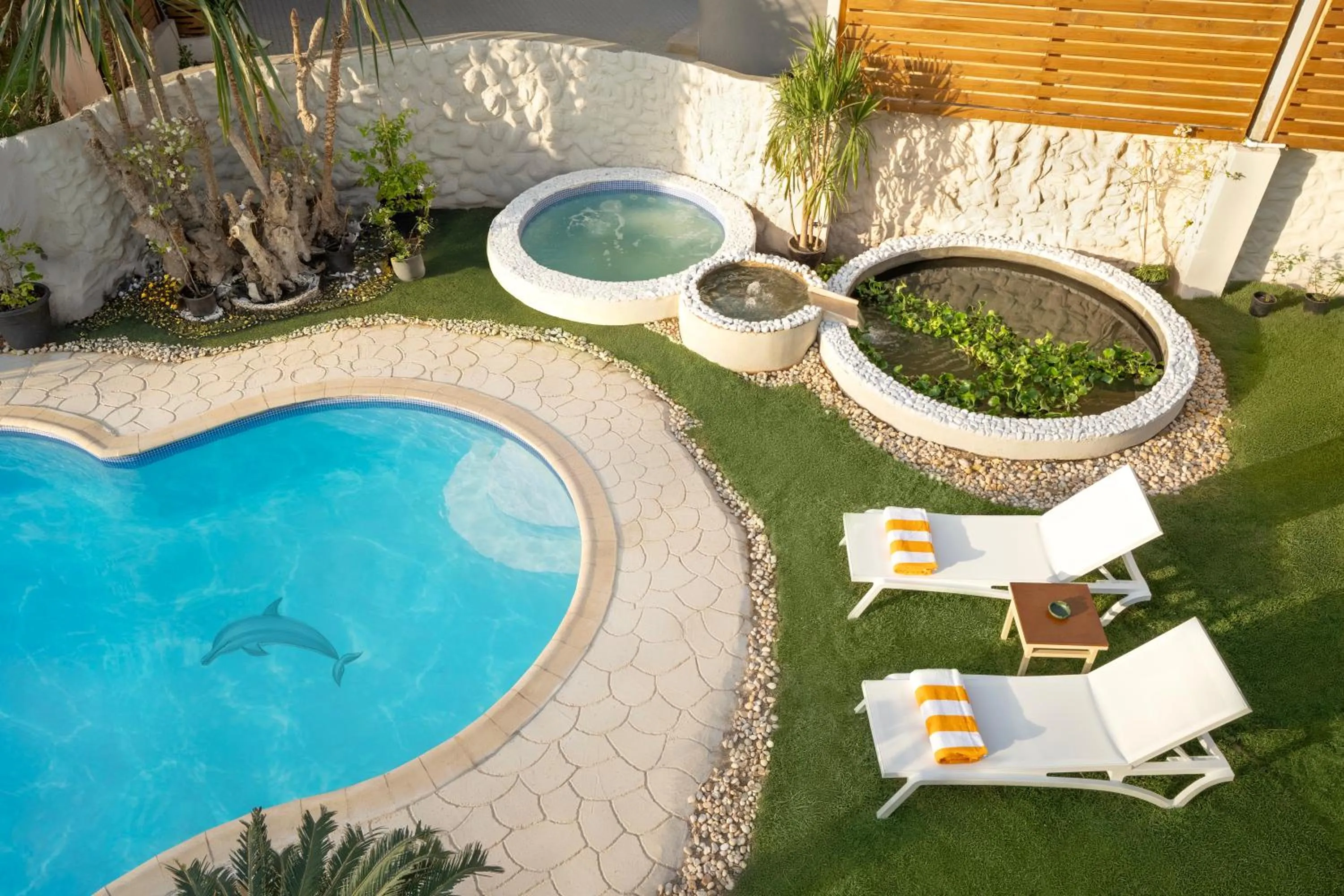 Pool view in Noya By Dhara Hotels