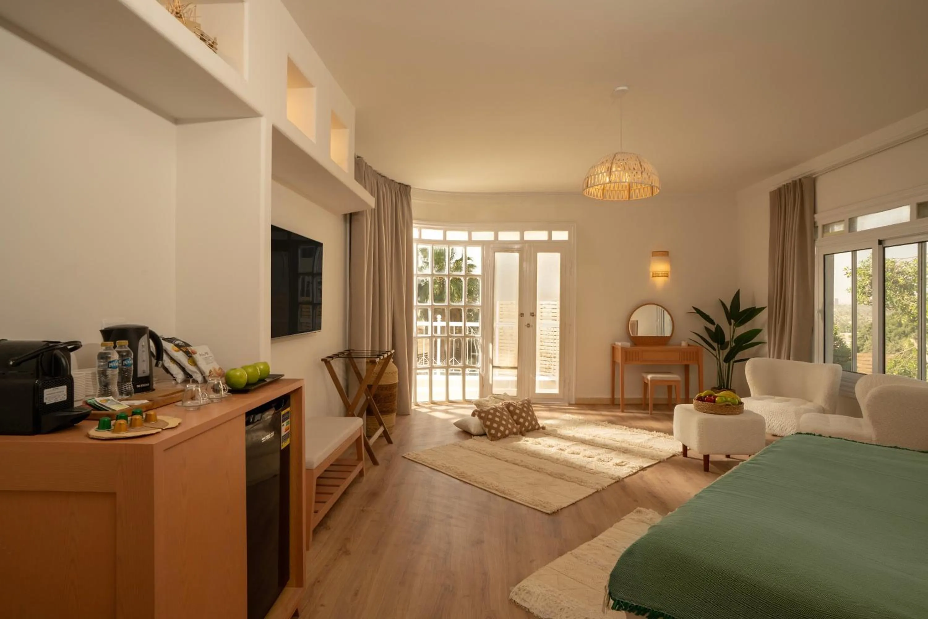 Coffee/tea facilities, Bed in Noya By Dhara Hotels