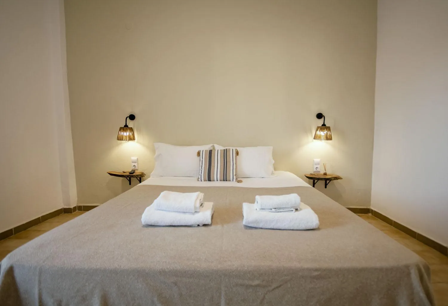 Bed in Ionian Blue Beach Hotel - Adults Friendly
