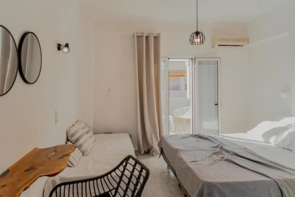 Bed in Ionian Blue Beach Hotel - Adults Friendly