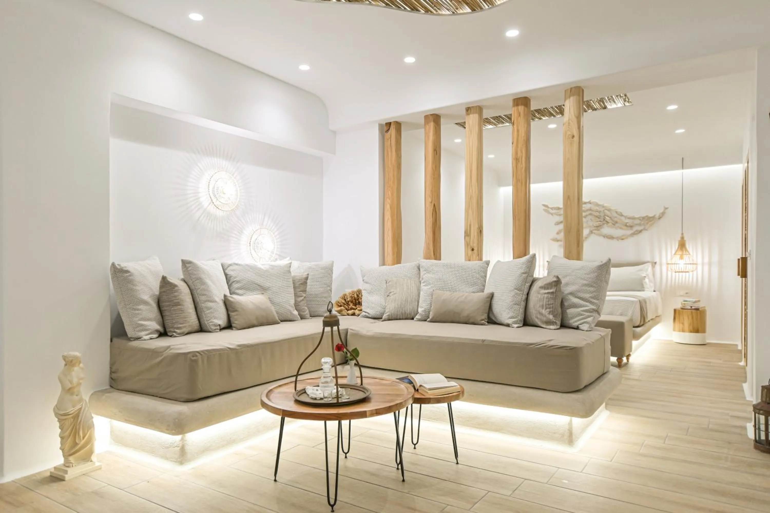 Living room in Villa Adriana Hotel