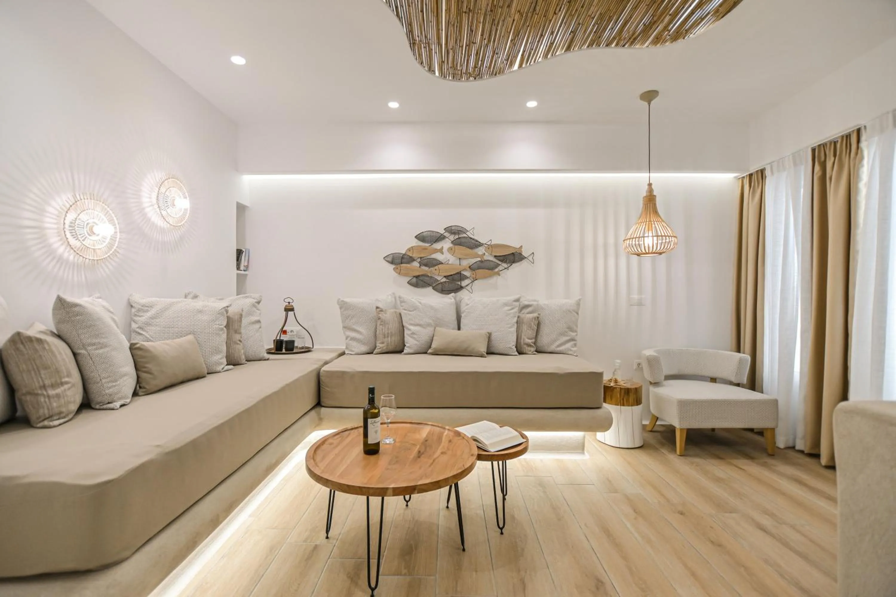 Living room in Villa Adriana Hotel