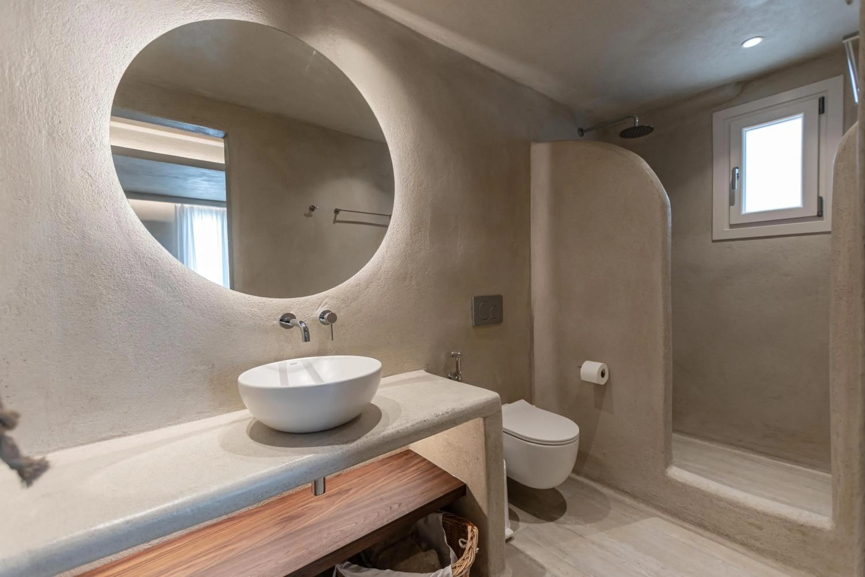 Toilet in Villa Adriana Hotel