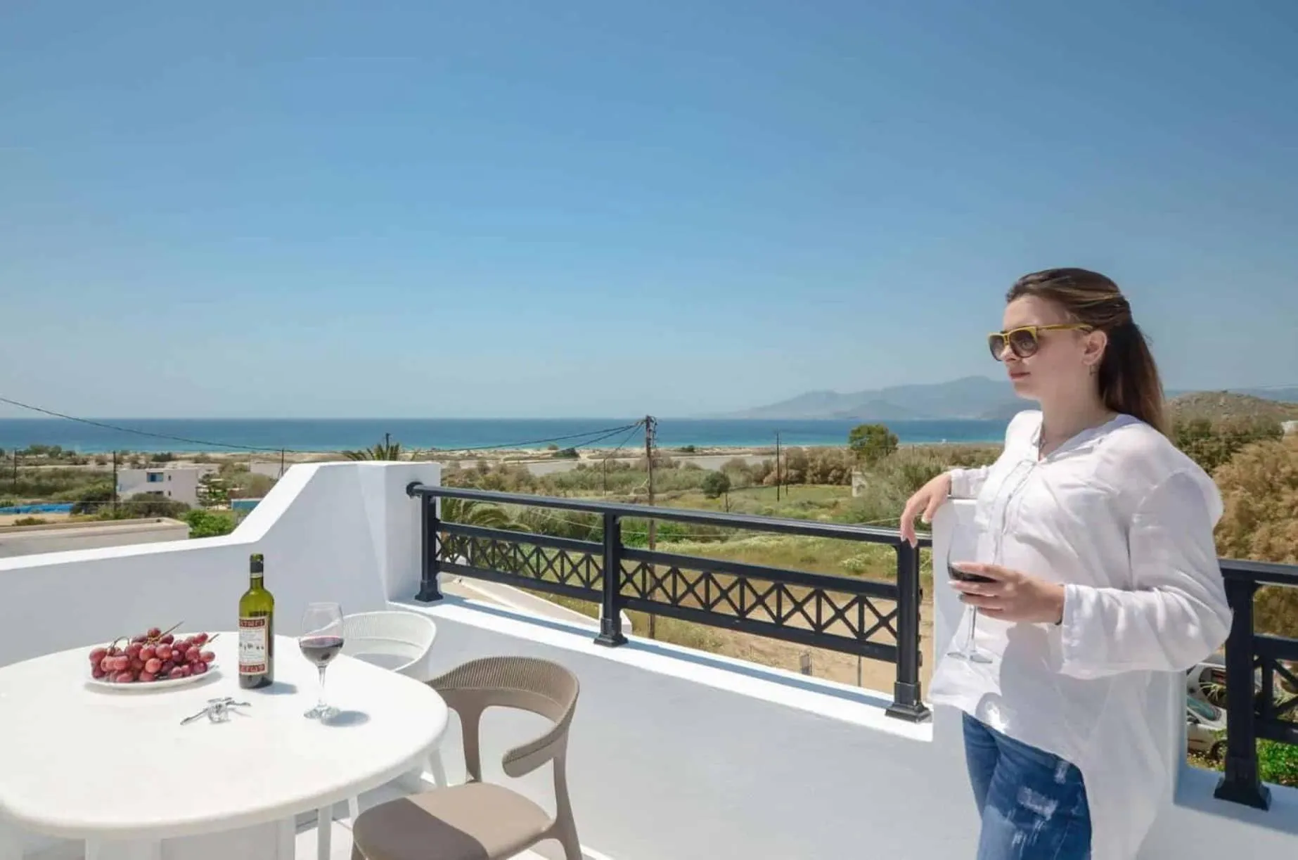 Balcony/Terrace in Villa Adriana Hotel