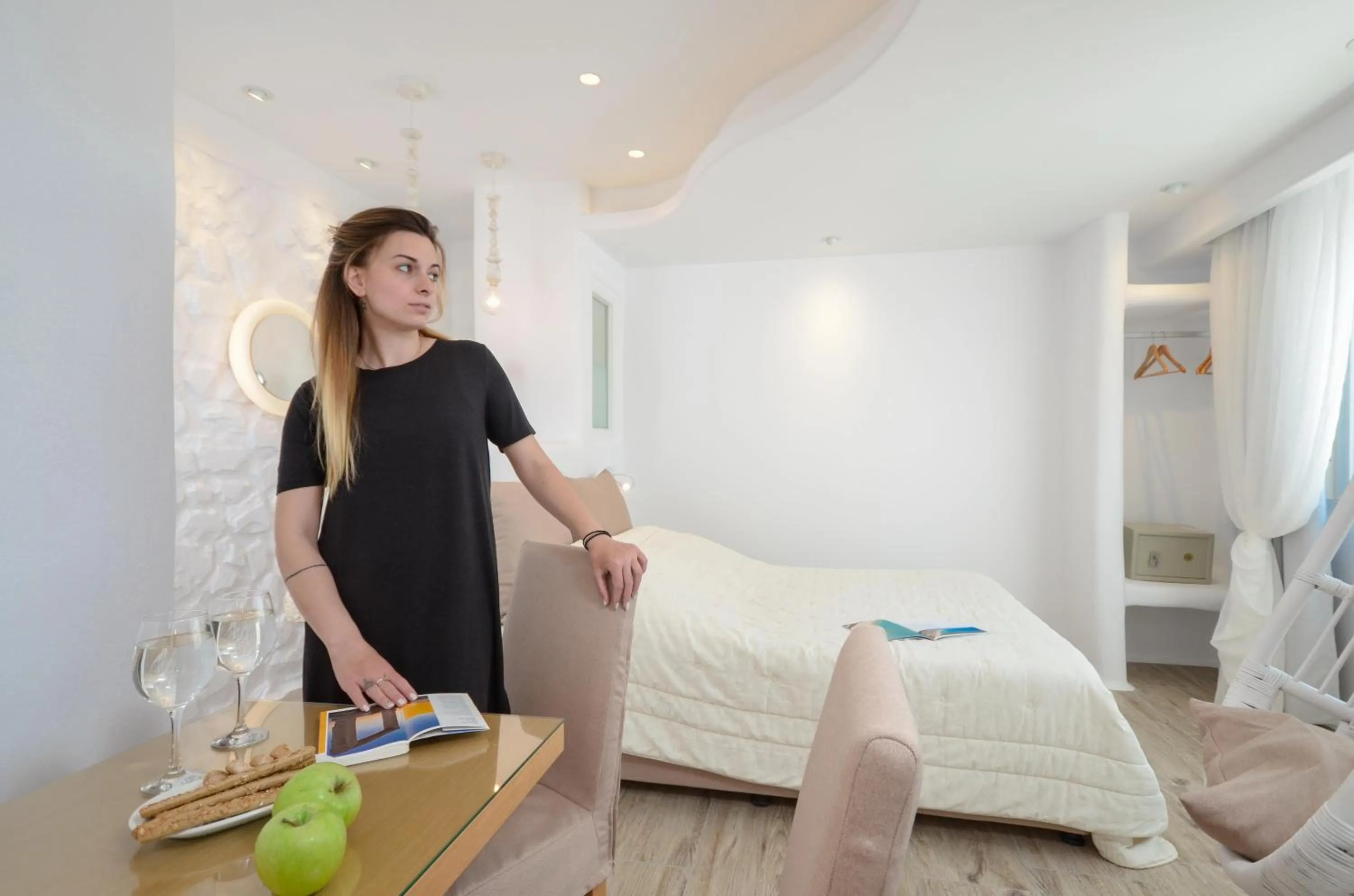 Bedroom in Villa Adriana Hotel