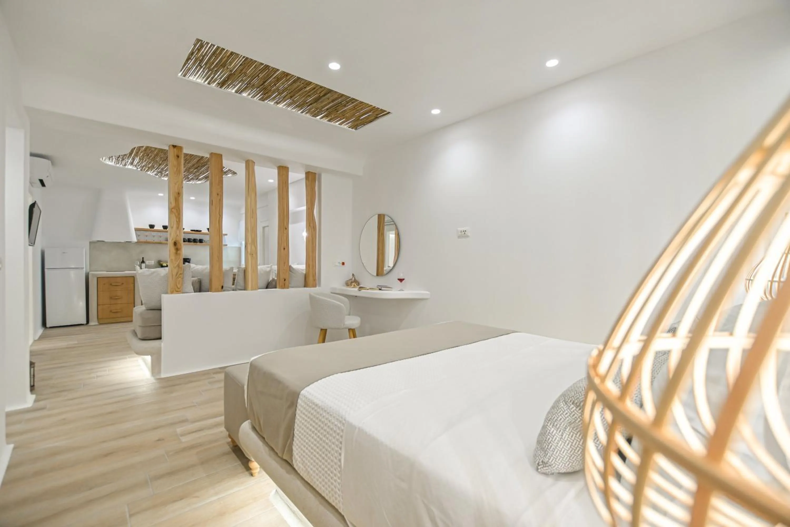 Bed in Villa Adriana Hotel