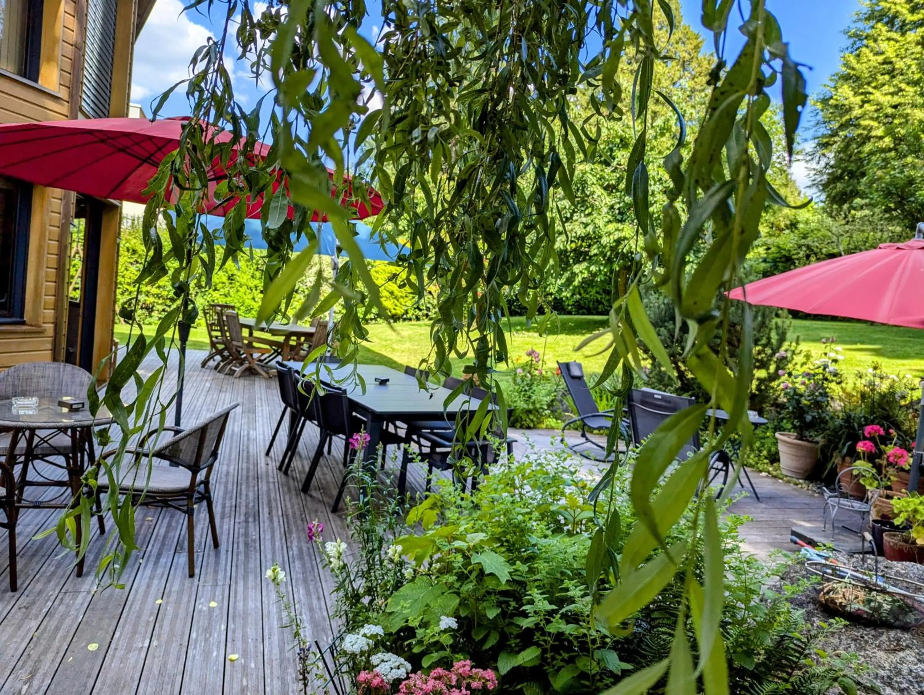 Garden in Les Chambres D'oriane