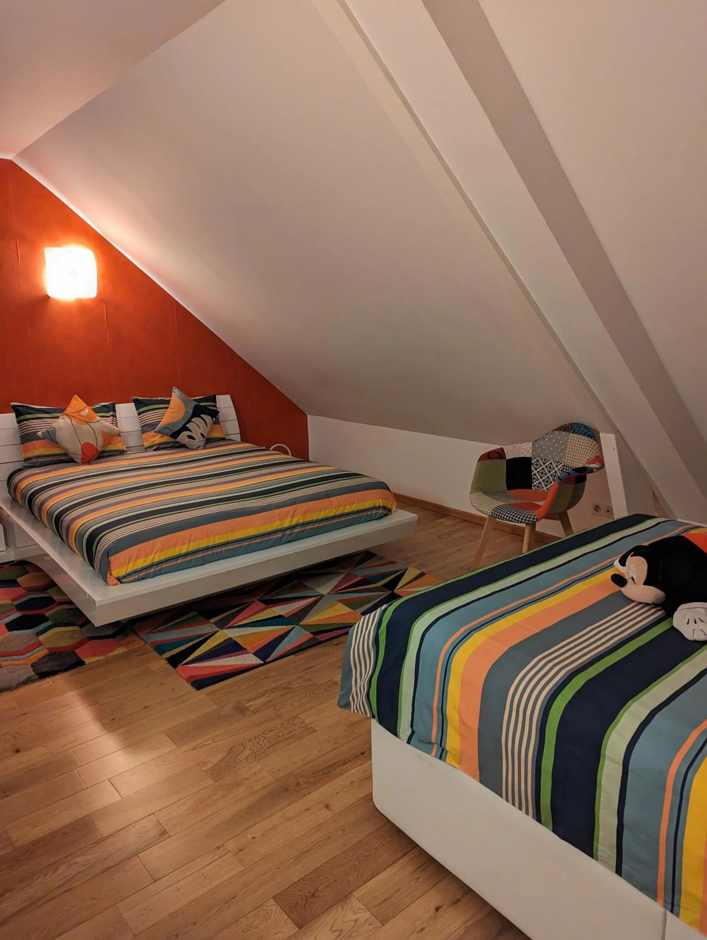 Bed in Les Chambres D'oriane