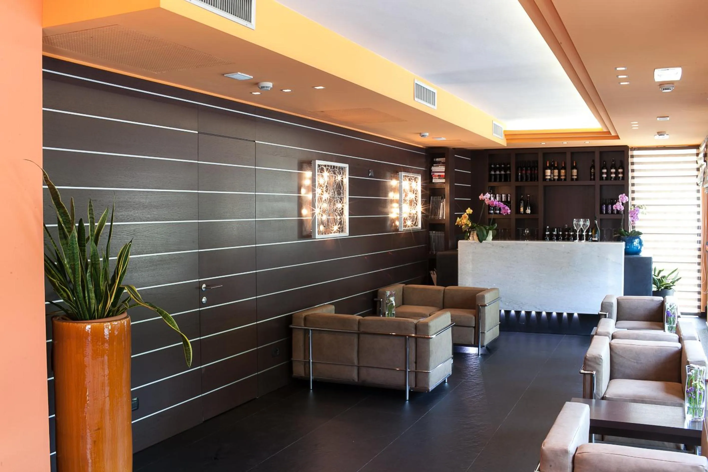 Lobby or reception in Hotel Aurora