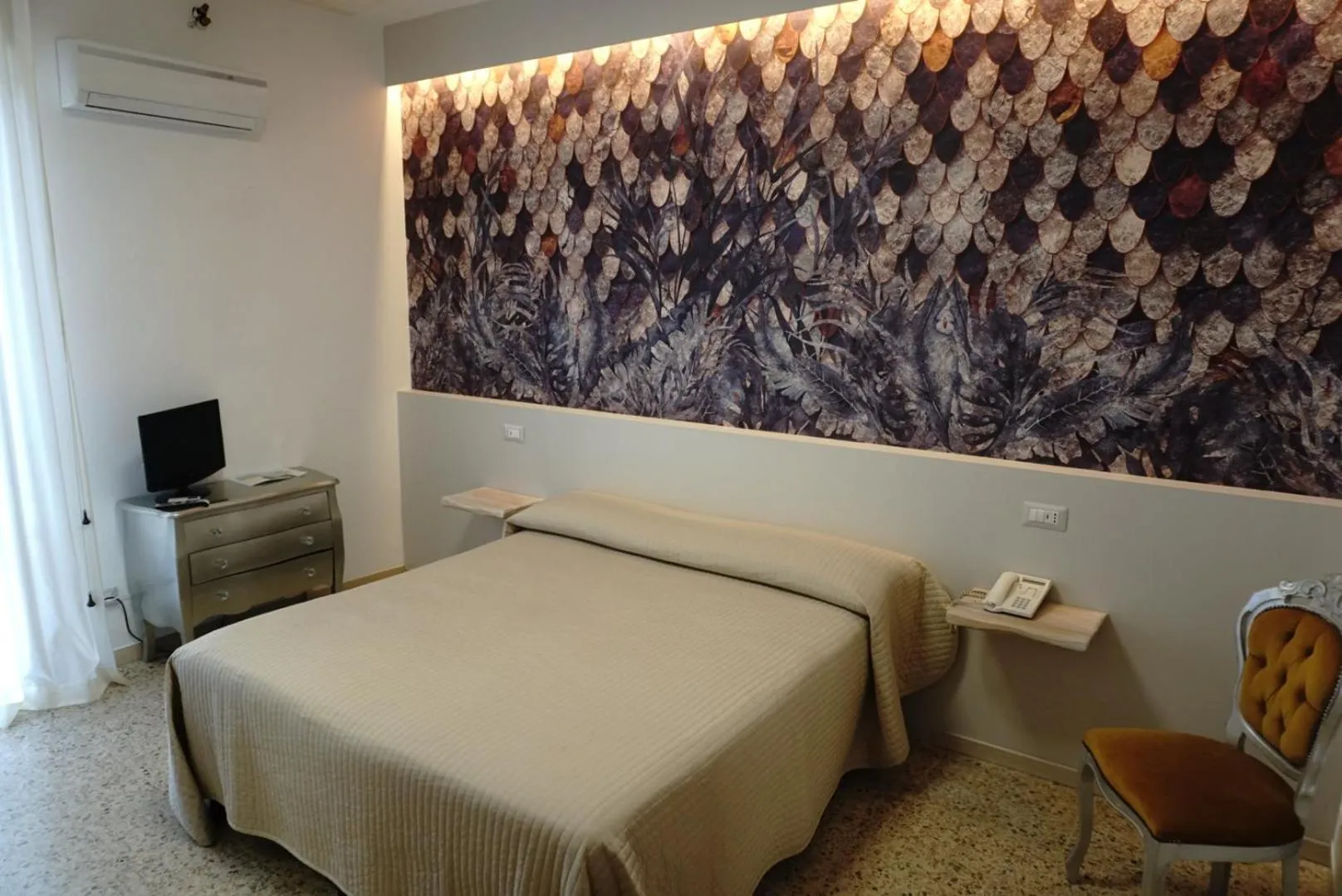 Bed in Hotel Atlantico