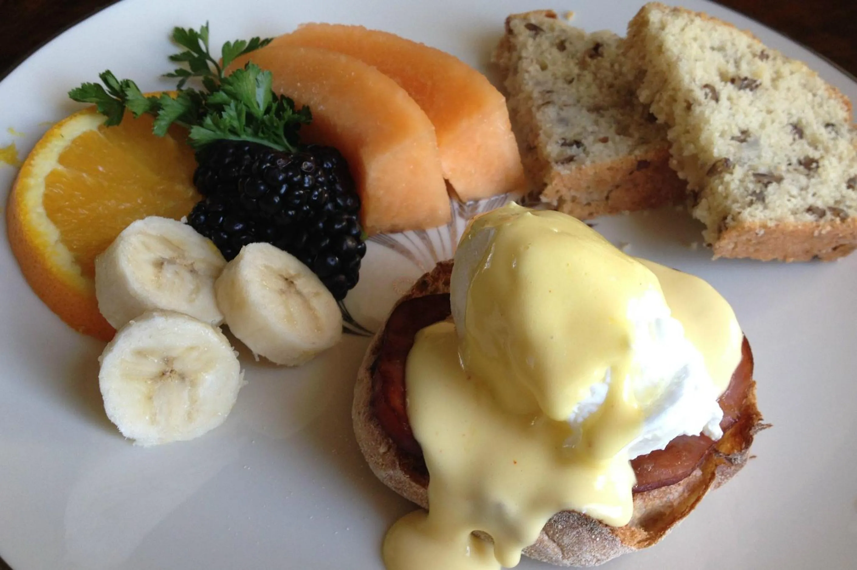 American breakfast in The Denny House