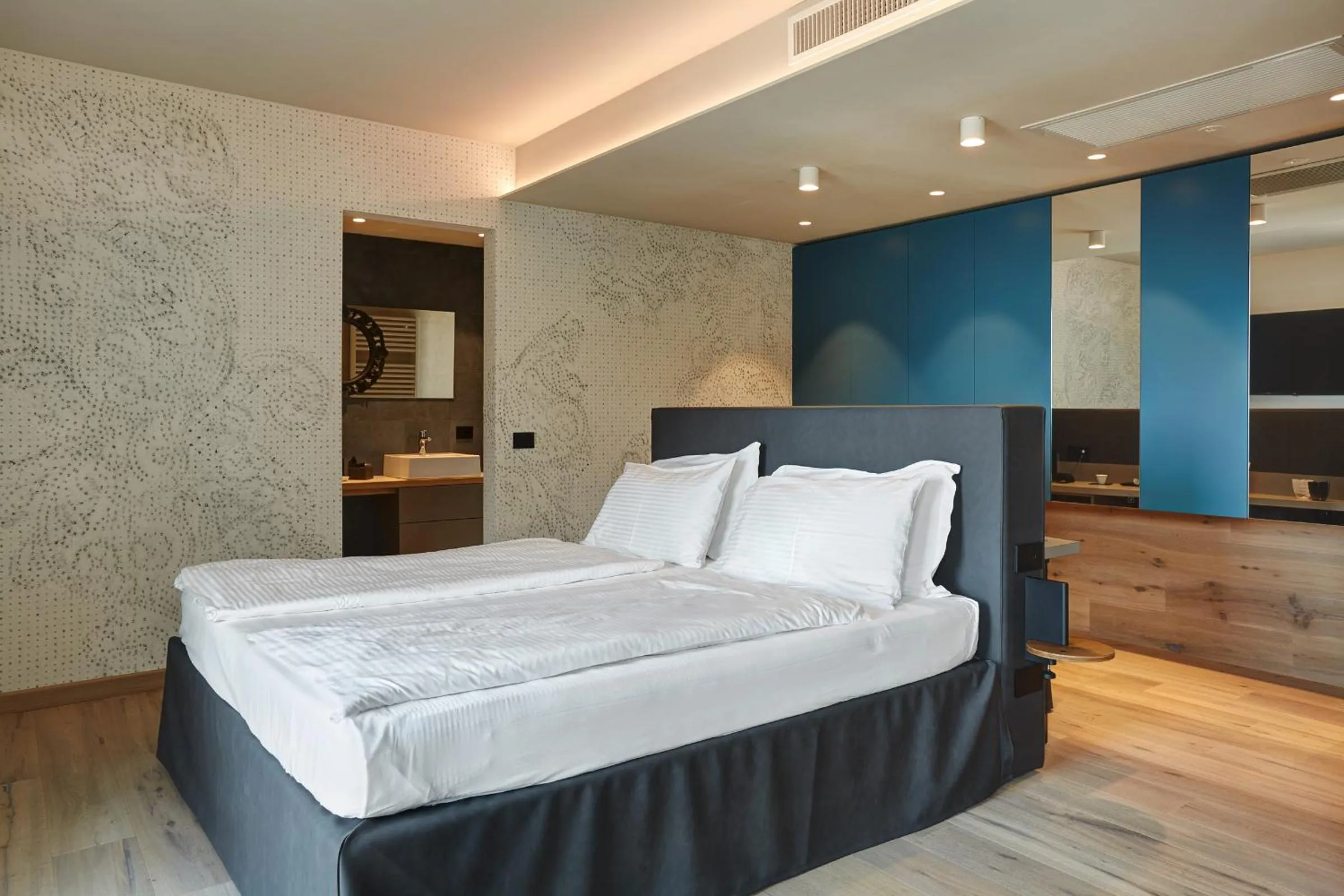 Bed in Hotel Villa Enrica